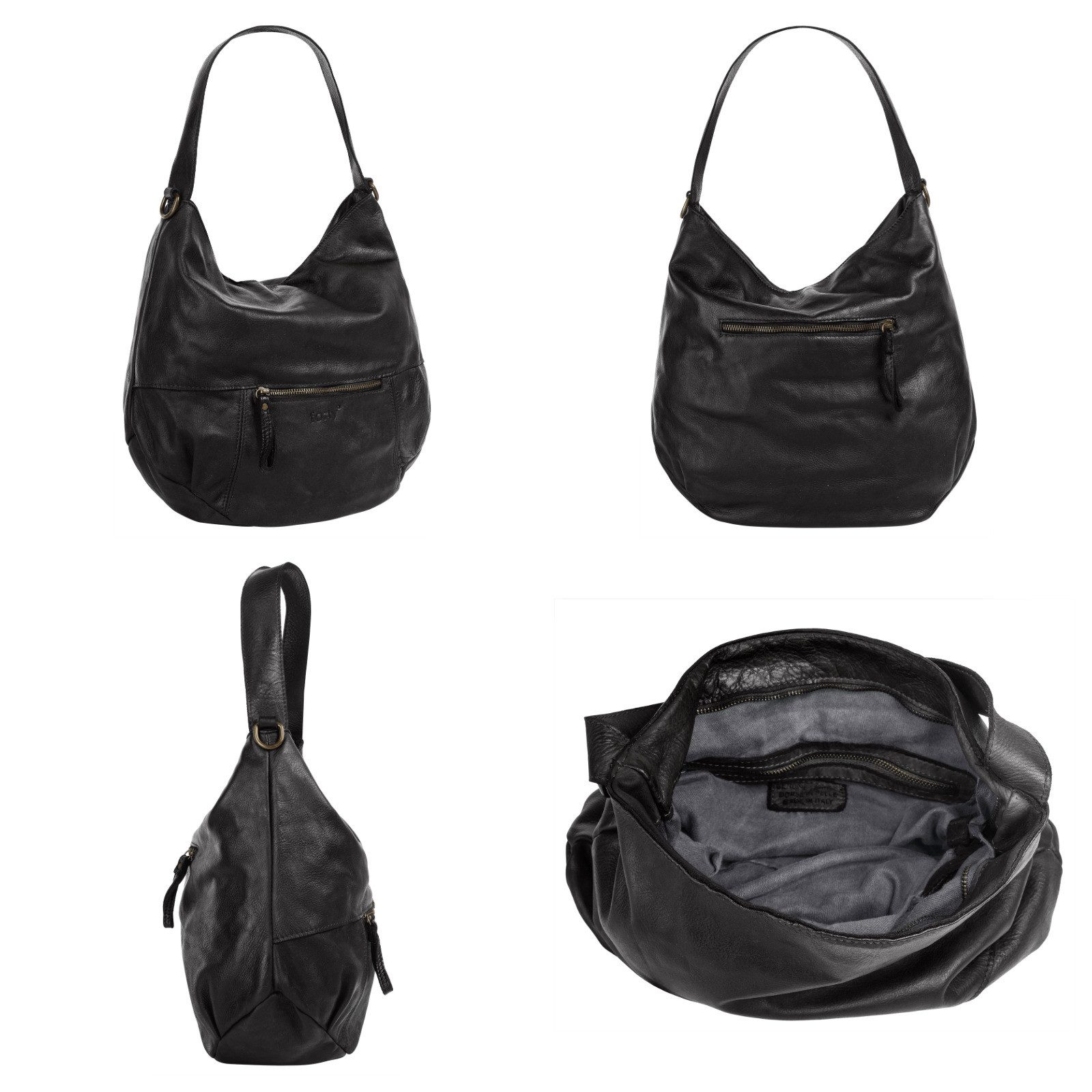 Forty Degrees Shopper echt leer, made in italy