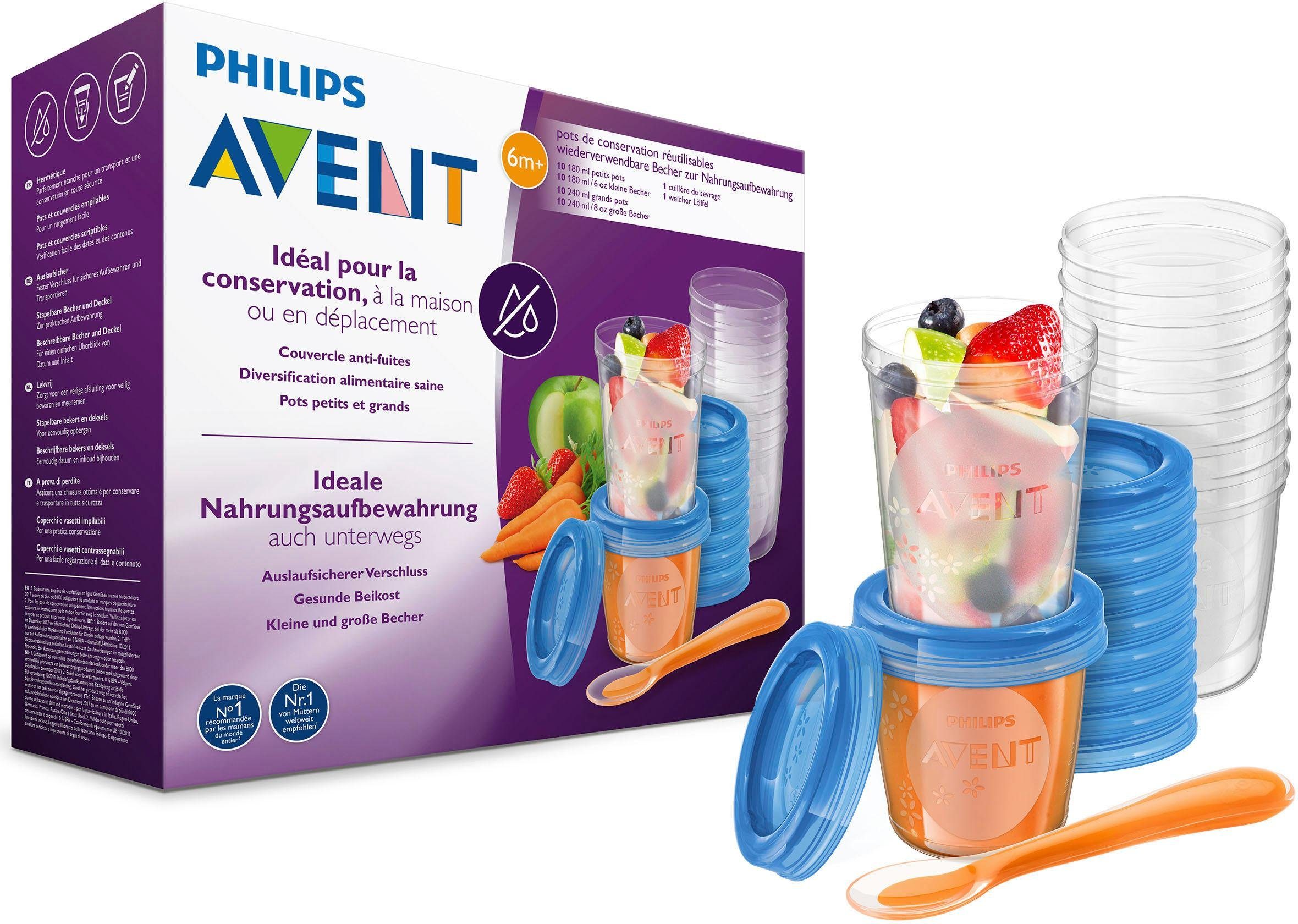 Philips AVENT Opbergsysteem SCF721/20 voor babyvoeding (set, 41-delig)