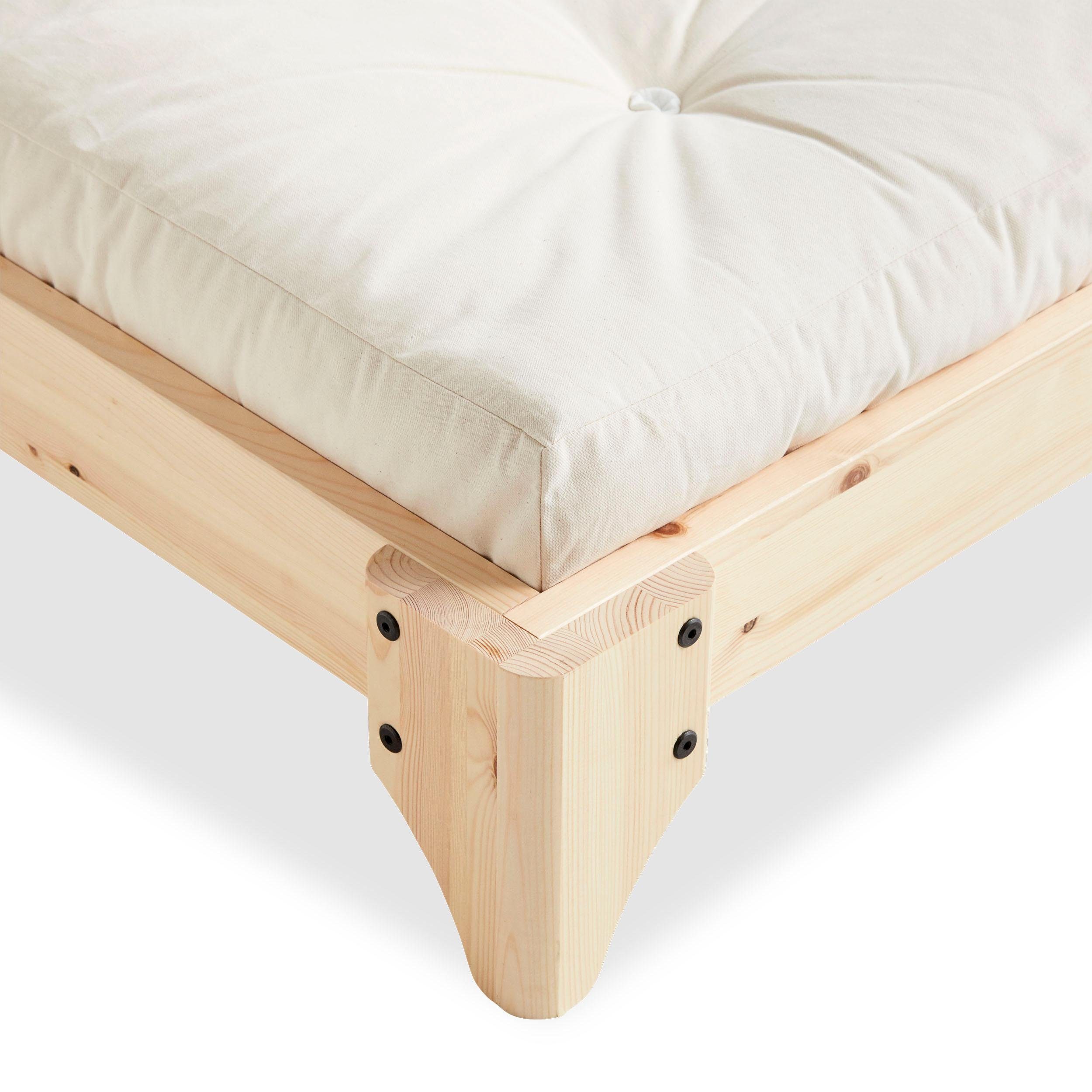 Karup Futonbed Elan, jeugdbed, gecertificeerd massief hout, eenvoudig, geweldig ontwerp