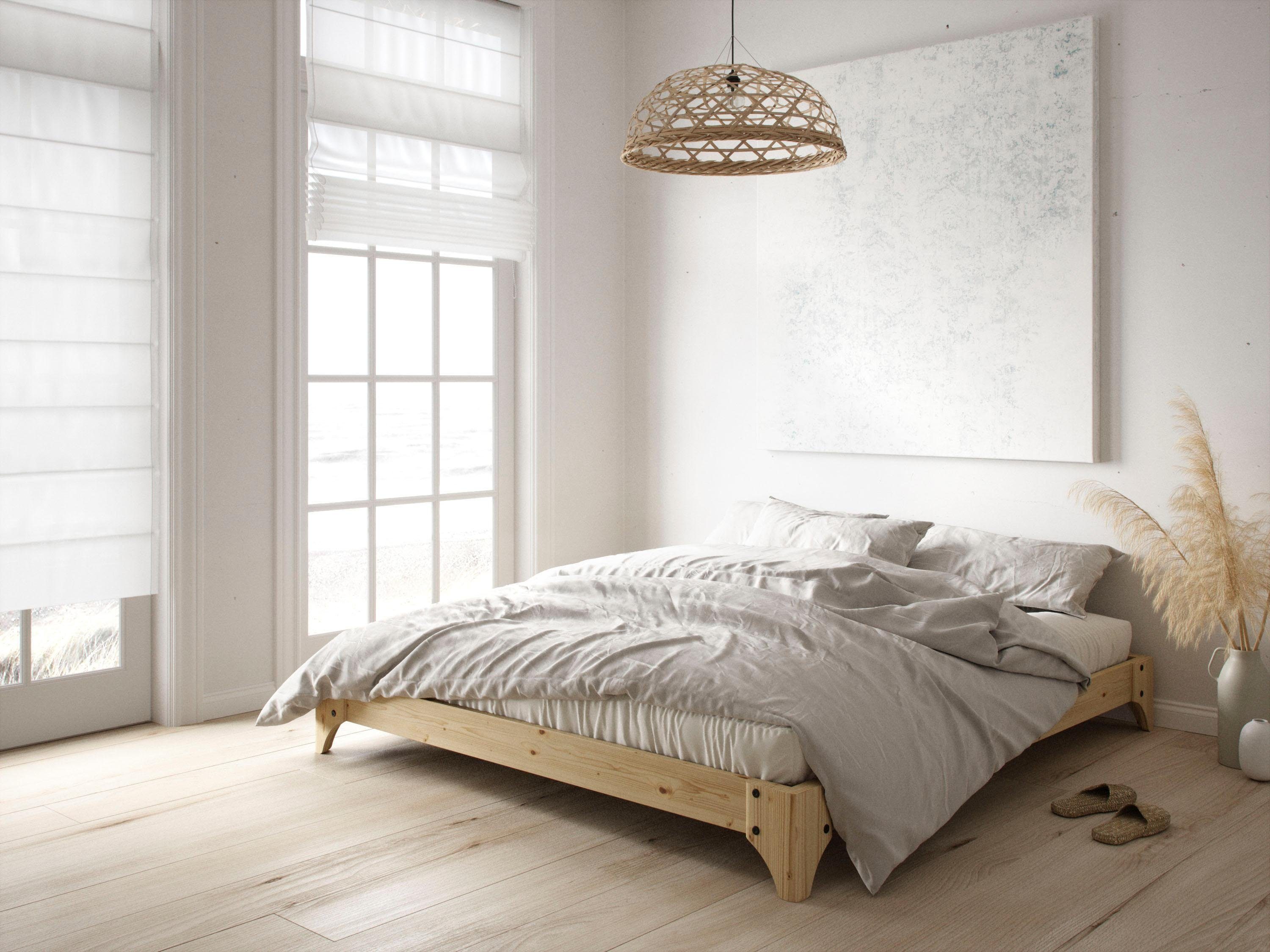 Karup Futonbed Elan, jeugdbed, gecertificeerd massief hout, eenvoudig, geweldig ontwerp