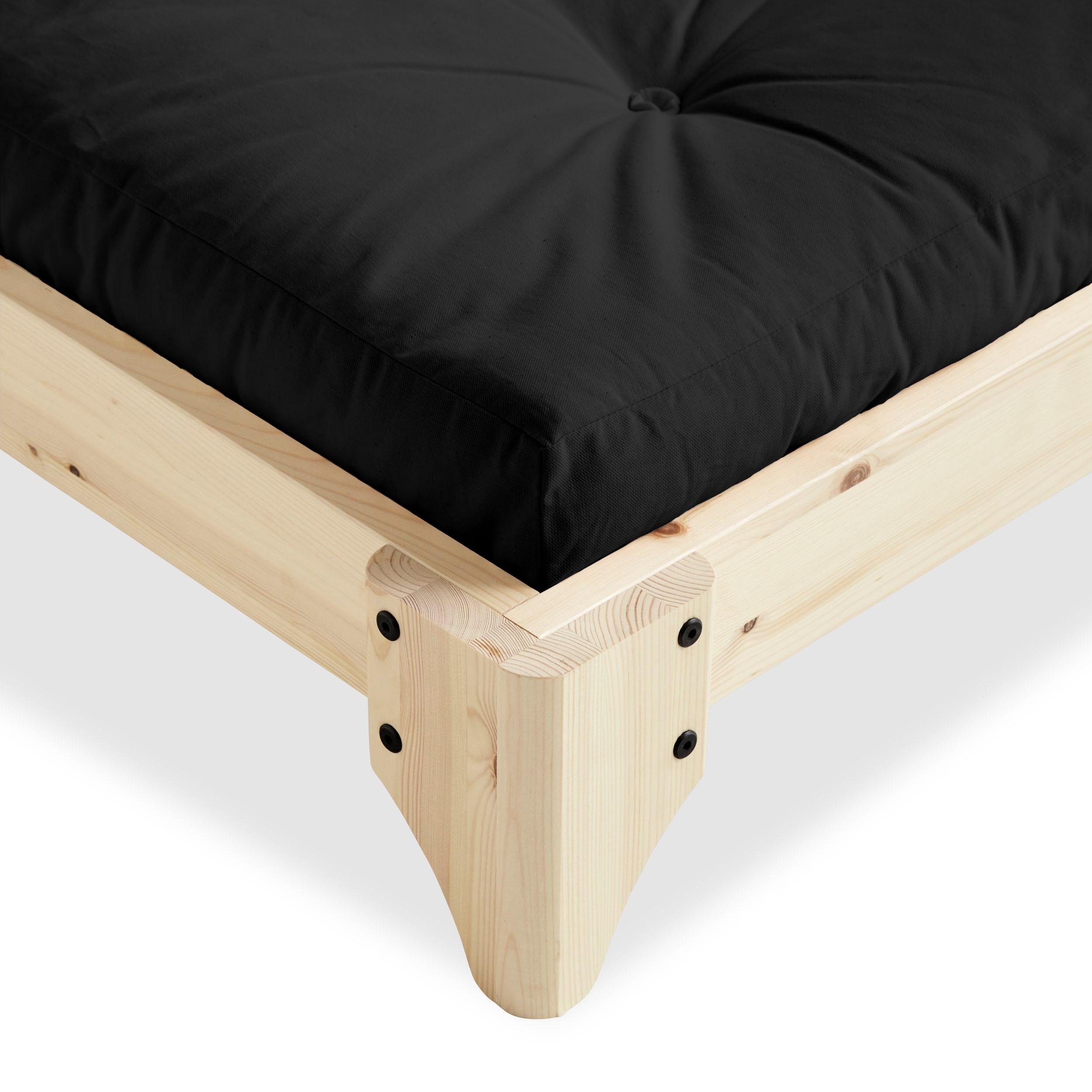 Karup Futonbed Elan, jeugdbed, gecertificeerd massief hout, eenvoudig, geweldig ontwerp