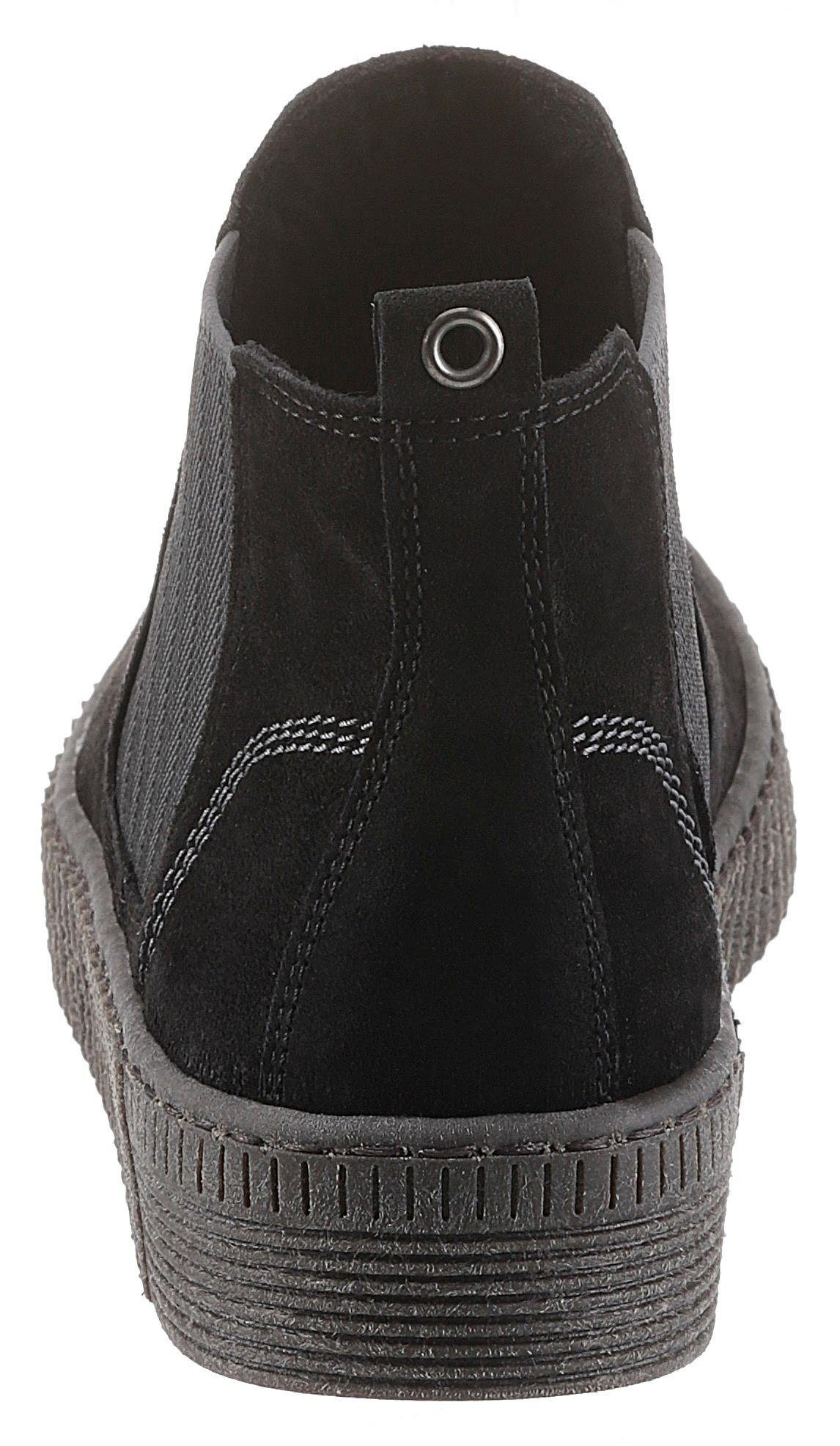 Gabor Chelsea-boots plateau, enkellaars, instapschoen met subtiele contrastnaden