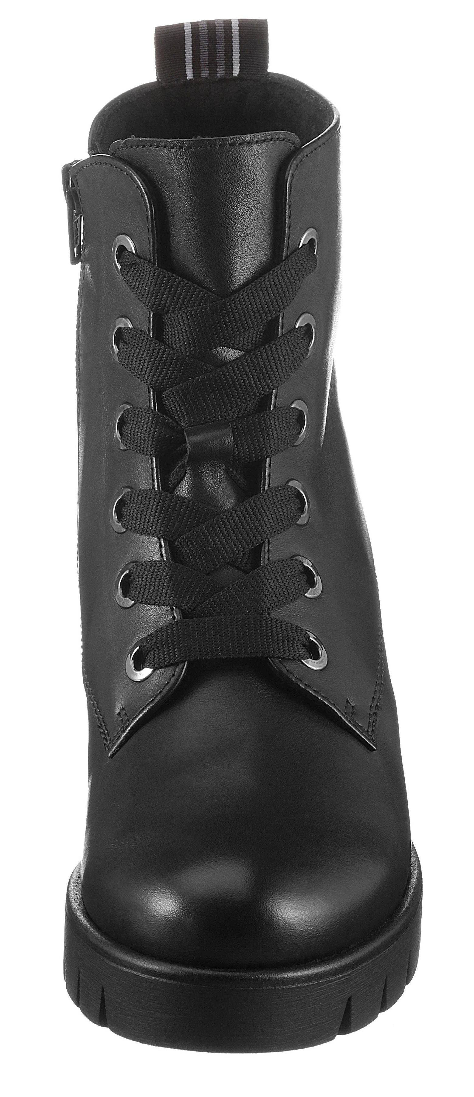 Gabor Veterlaarsjes blokhak, plateau, veterschoenen met best fitting comfort