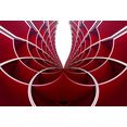 places of style artprint op acrylglas abstrakt rood