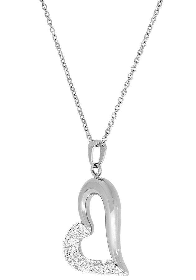 Firetti Hartketting Halsketting sieraad cadeau fonkelend hart "LIEFDE"