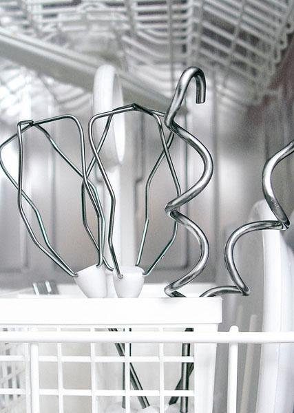 BOSCH Handmixer CleverMixx MFQ3530, roestvrijstalen garde/kneedhaken, 5 standen, wit