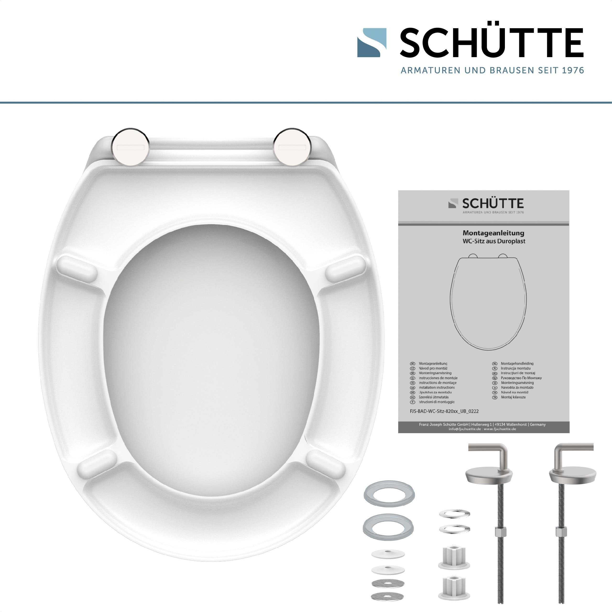 Schütte Toiletzitting Duroplast, maximale belasting van de toiletbril 175 kg