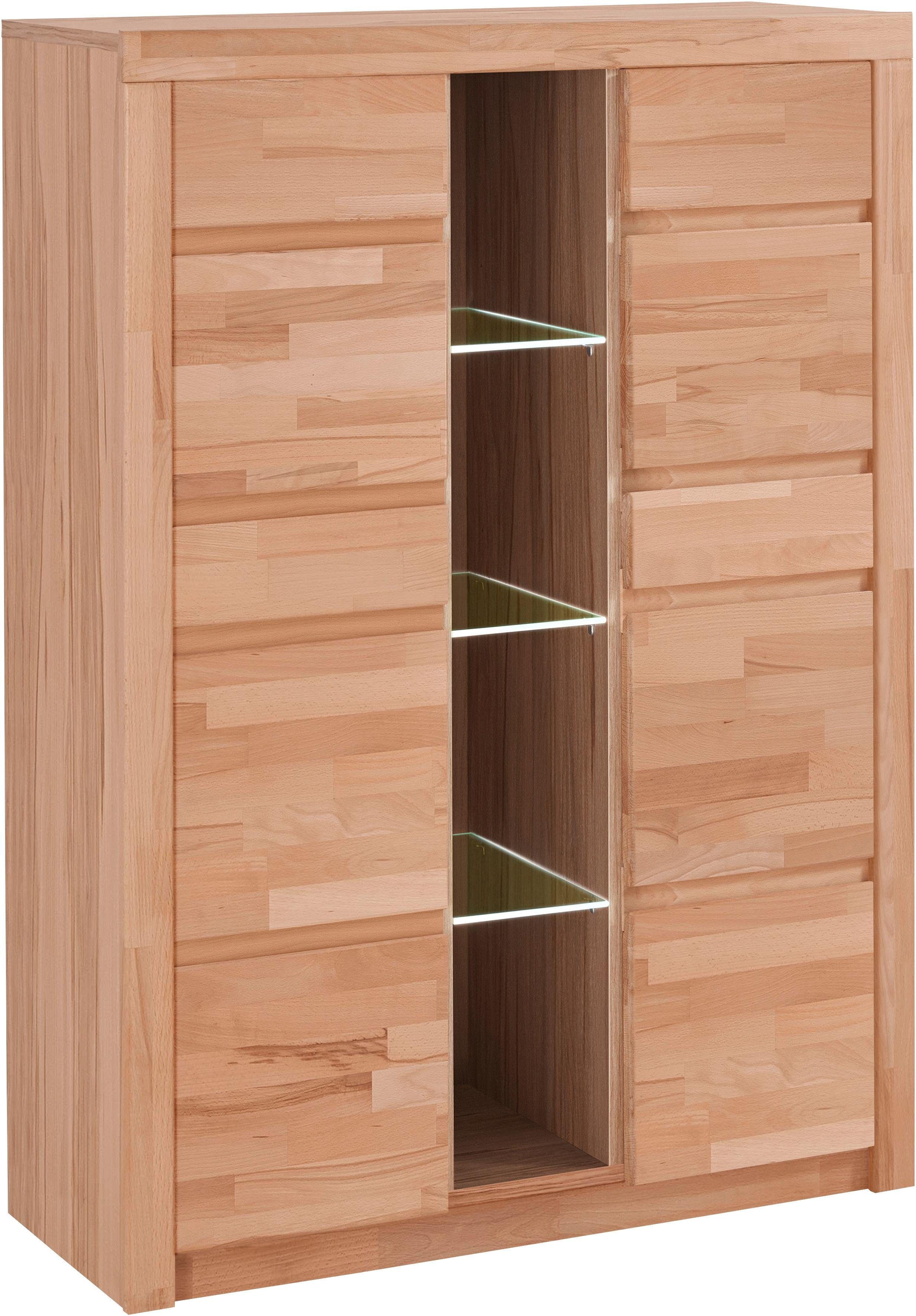 Home affaire Highboard Silkeborg Breedte 90-130 cm