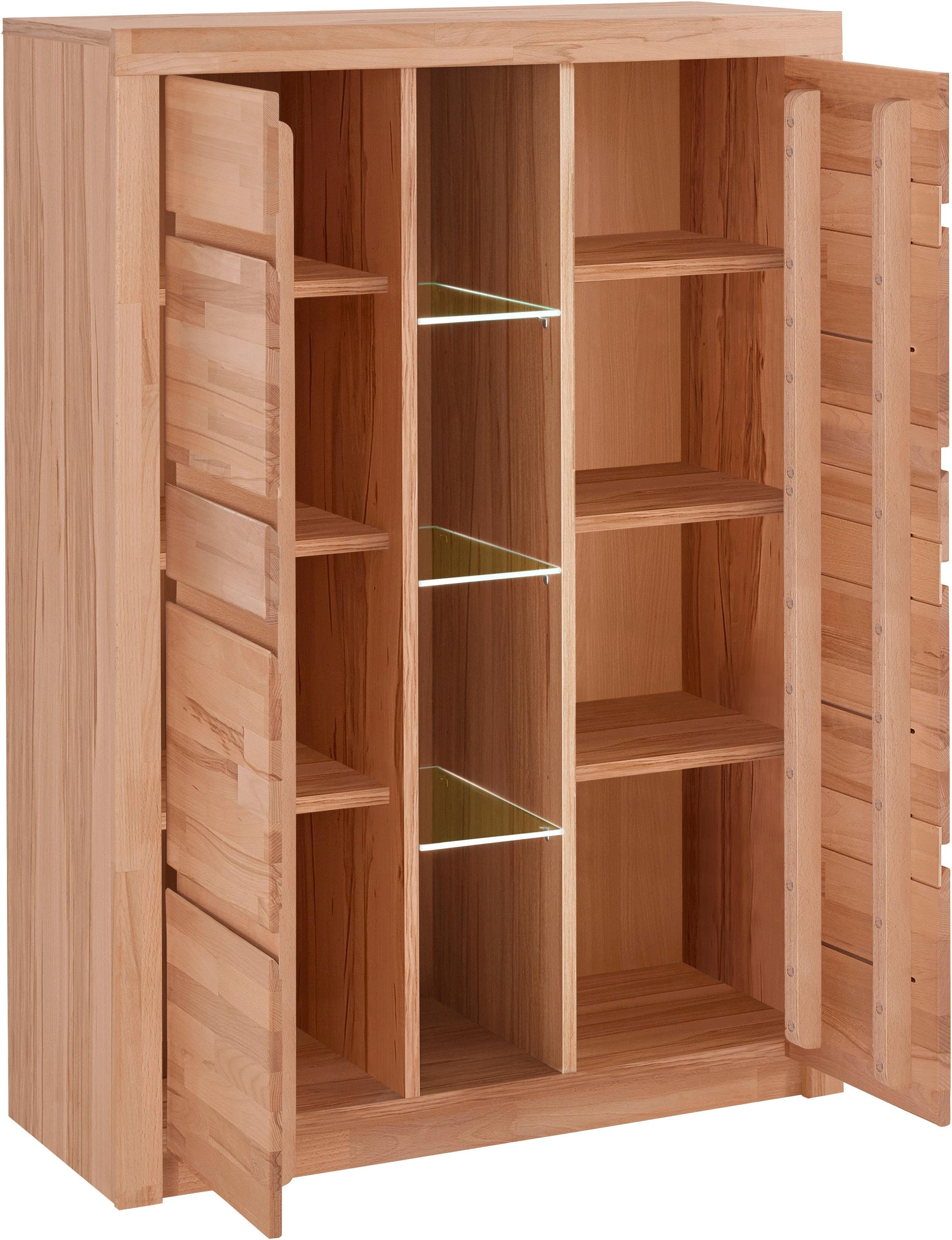 Home affaire Highboard Silkeborg Breedte 90-130 cm