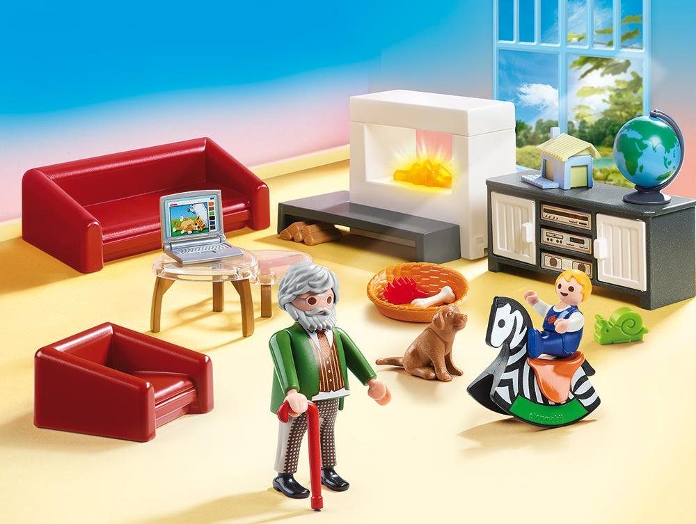 Playmobil® Constructie-speelset Gezellige woonkamer (70207), Dollhouse (36-delig)