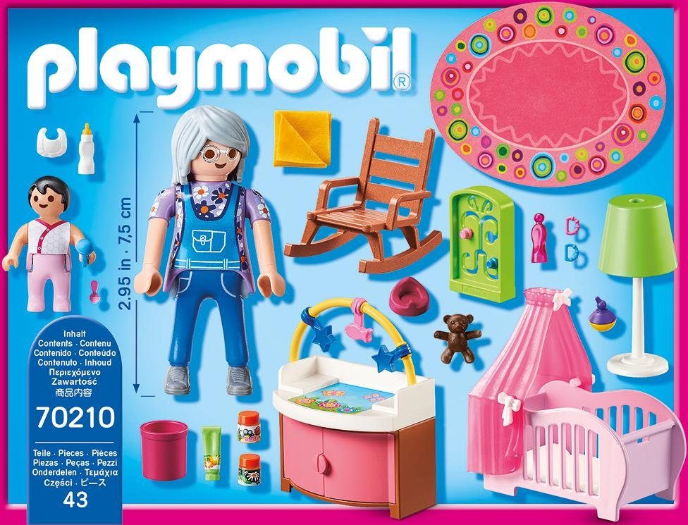 Playmobil® Constructie-speelset Babykamer (70210), Dollhouse (43-delig)