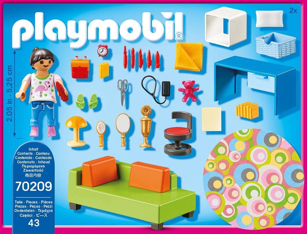 Playmobil® Constructie-speelset Kinderkamer (70209), Dollhouse (43-delig)