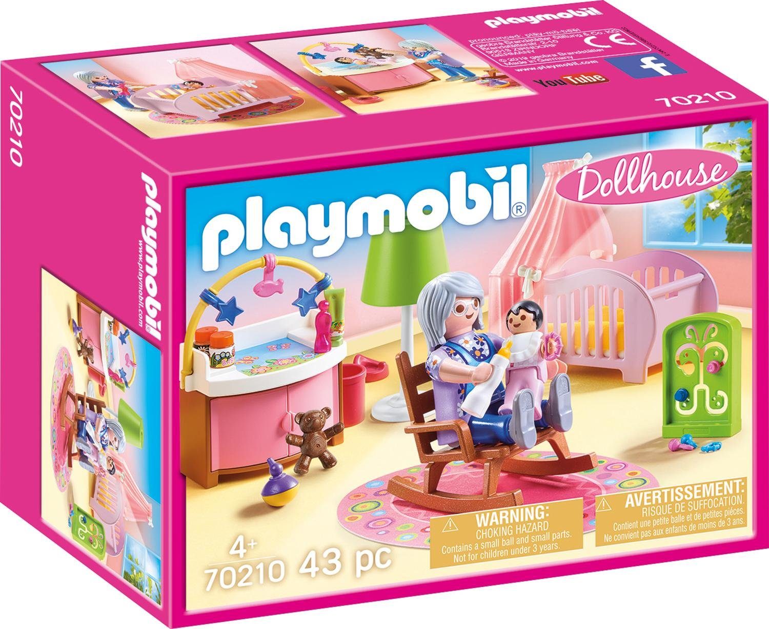 Playmobil® Constructie-speelset Babykamer (70210), Dollhouse (43-delig)