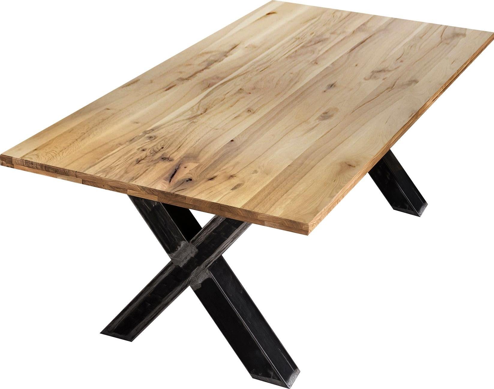 SIT Eettafel Tables met natuurlijk wild eiken blad