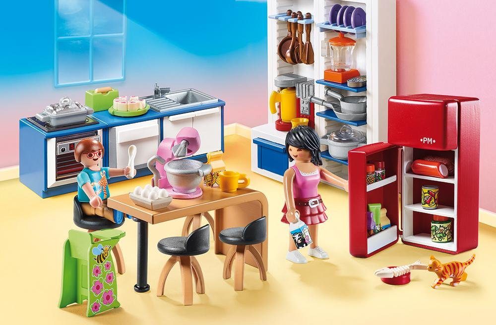 Playmobil® Constructie-speelset Leefkeuken (70206), Dollhouse (129-delig)