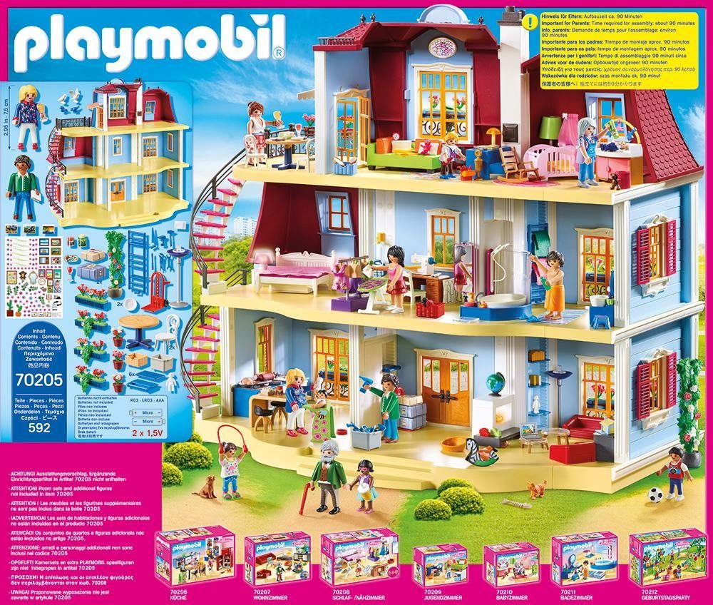 Playmobil® Constructie-speelset Mijn grote poppenhuis (70205), Dollhouse (592-delig)