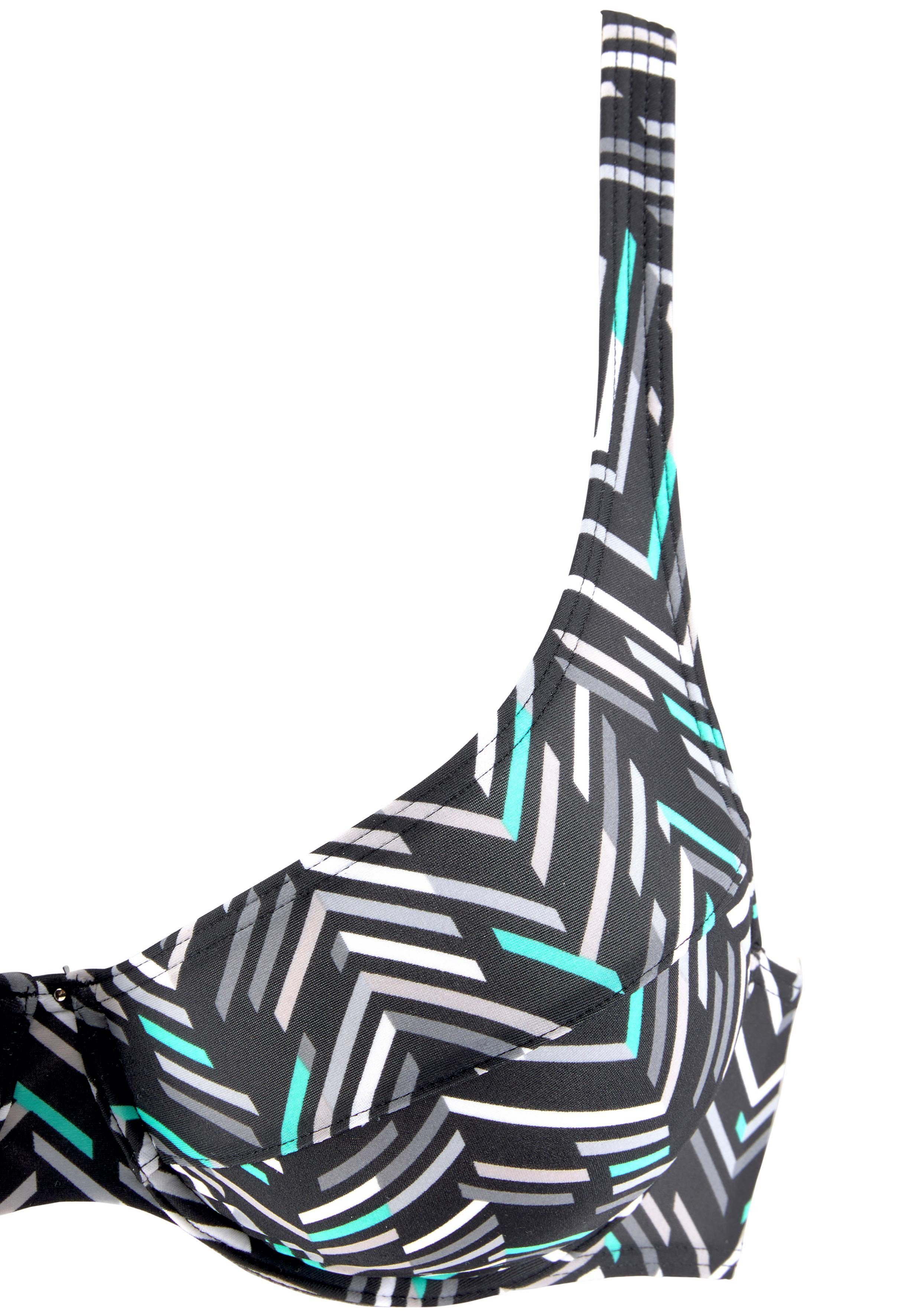 Lascana Beugelbikini grafisch printdesign
