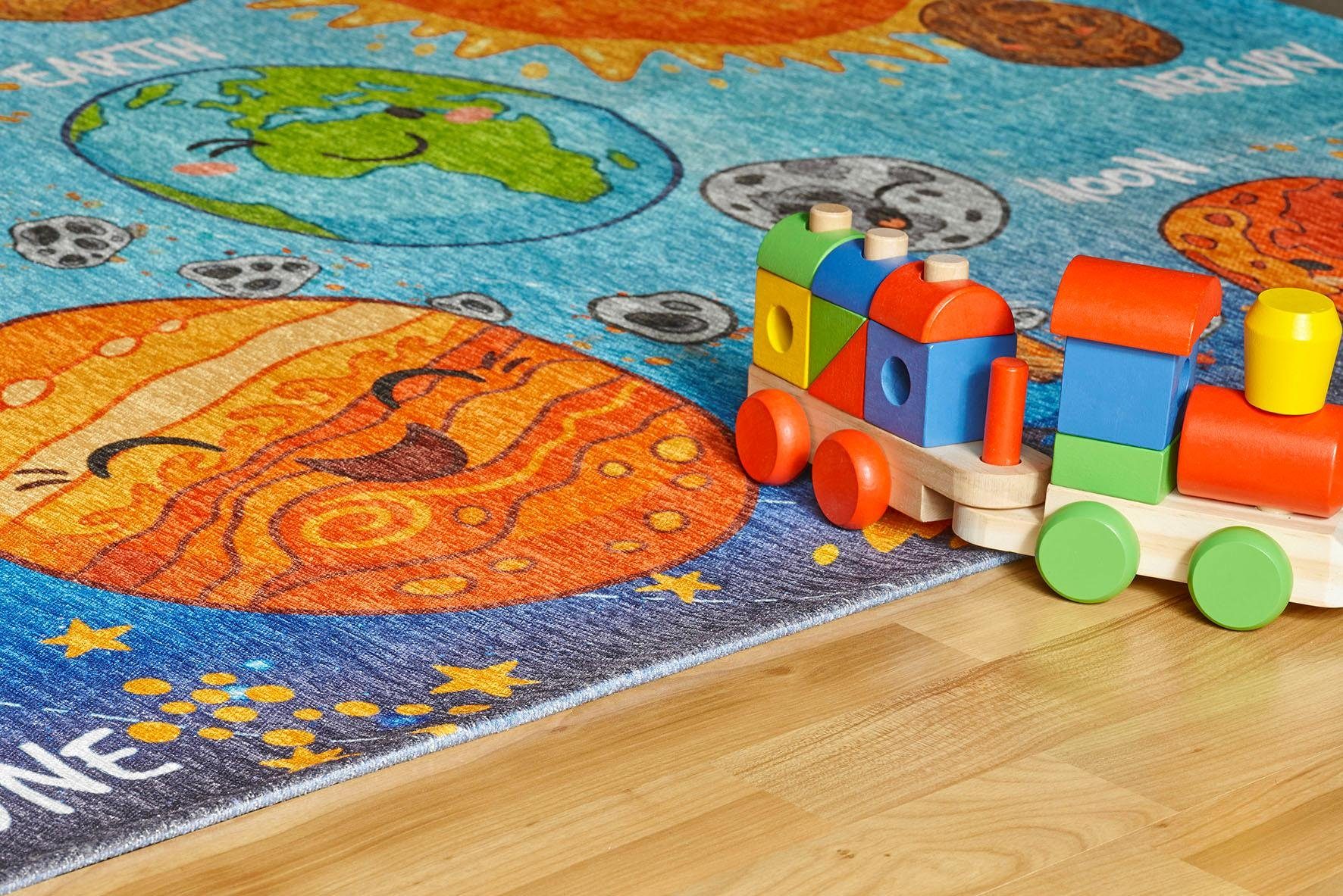 Obsession Kindervloerkleed My Torino Kids 230 Motief heelal, kinderkamer