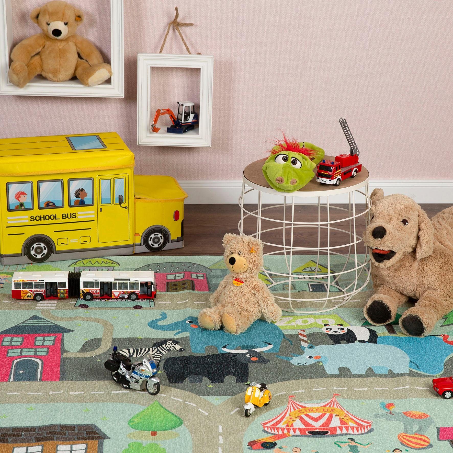 Obsession Kindervloerkleed My Torino Kids 231 Platweefsel, straten-speelkleed, kinderkamer