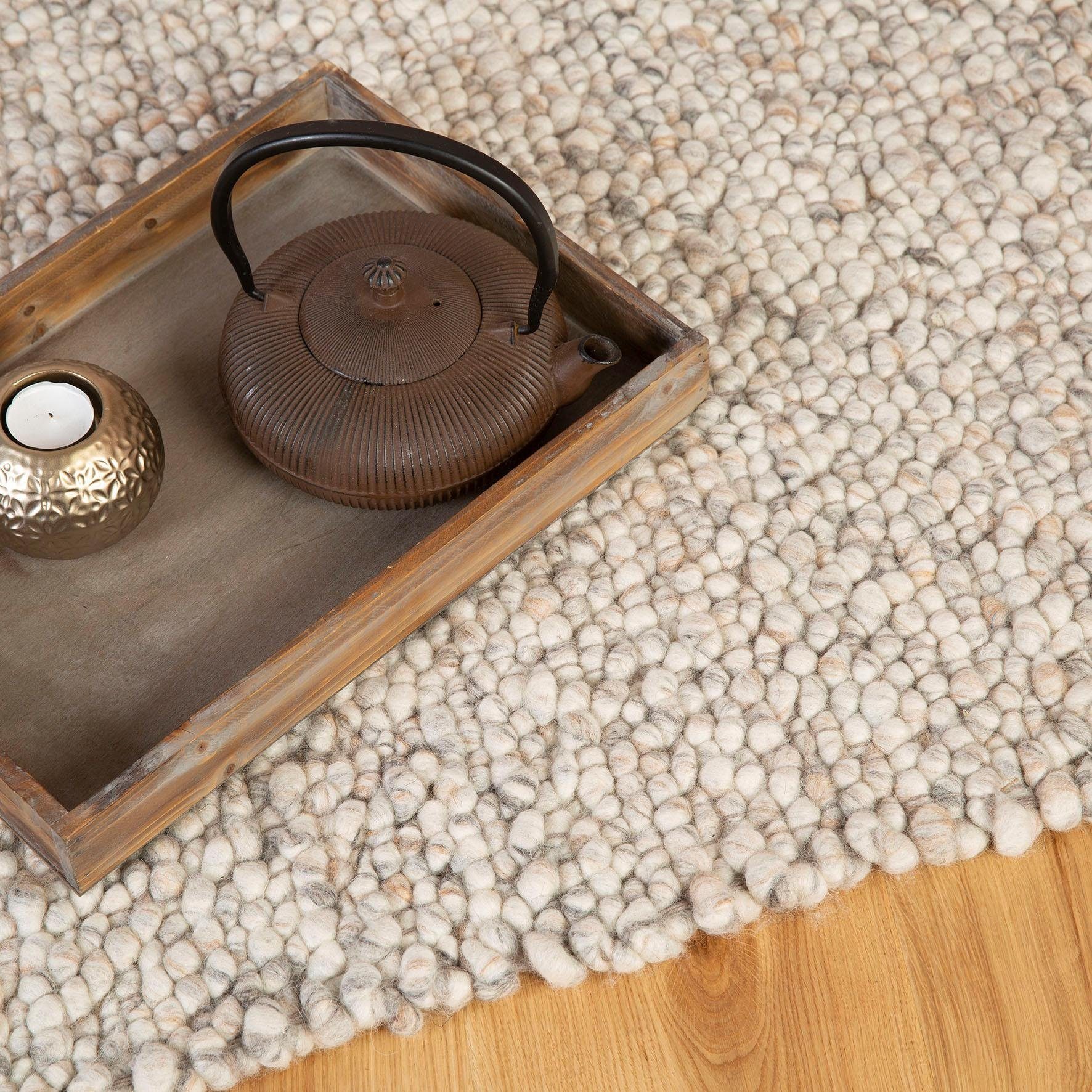 Obsession Wollen kleed My Stellan 675 Handgeweven vloerkleed, mêlee, zuivere wol, met de hand geweven