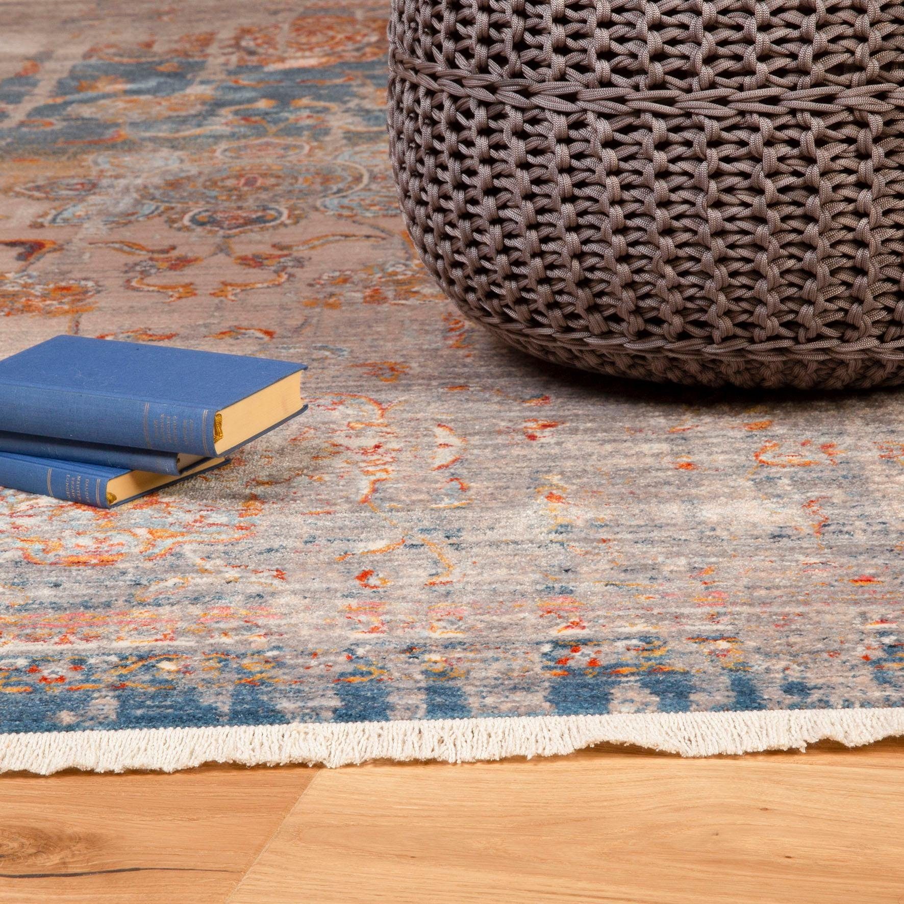 Obsession Vloerkleed My Laos 453 modern vintage design, met franje