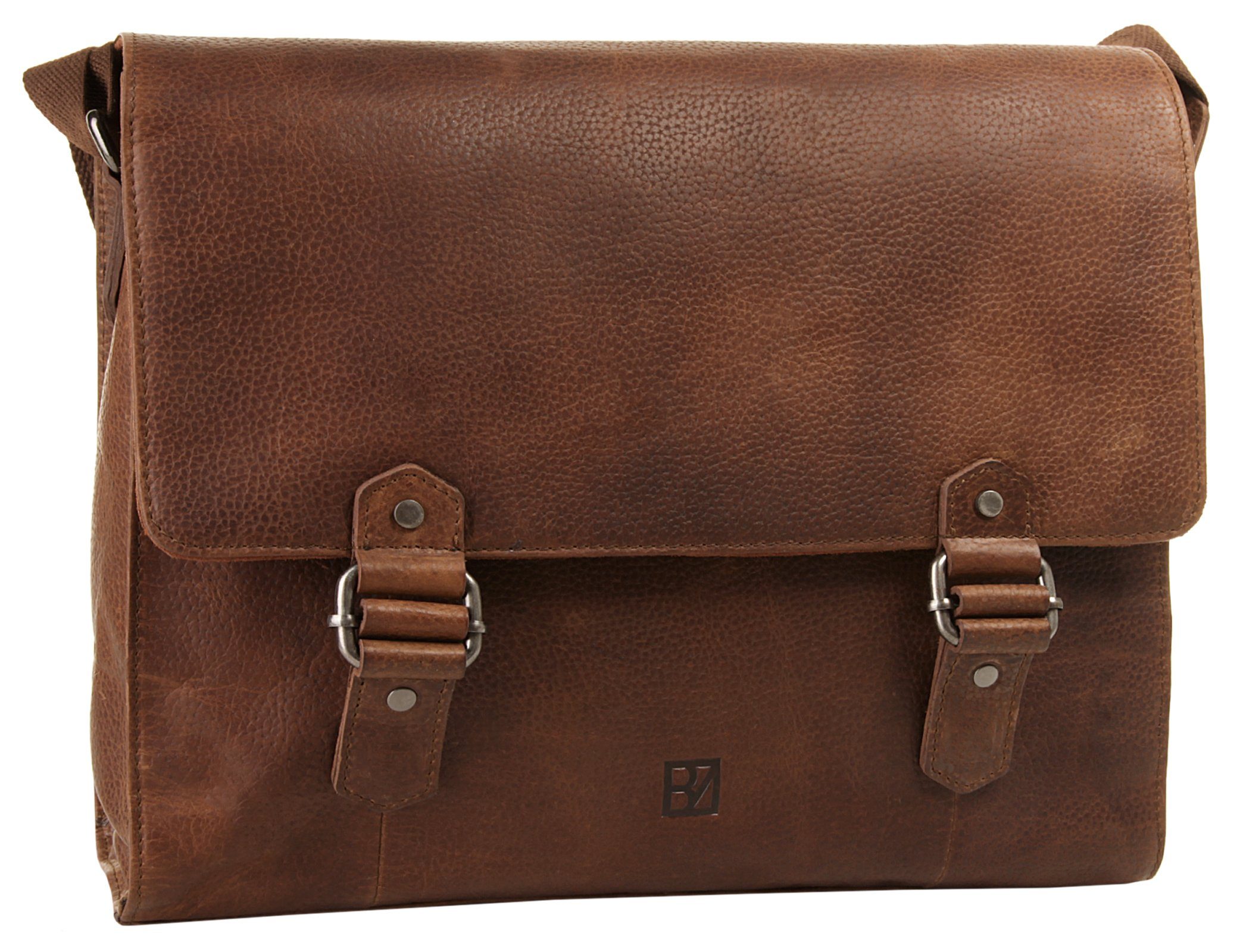 BODENSCHATZ Messenger Bag echt leder