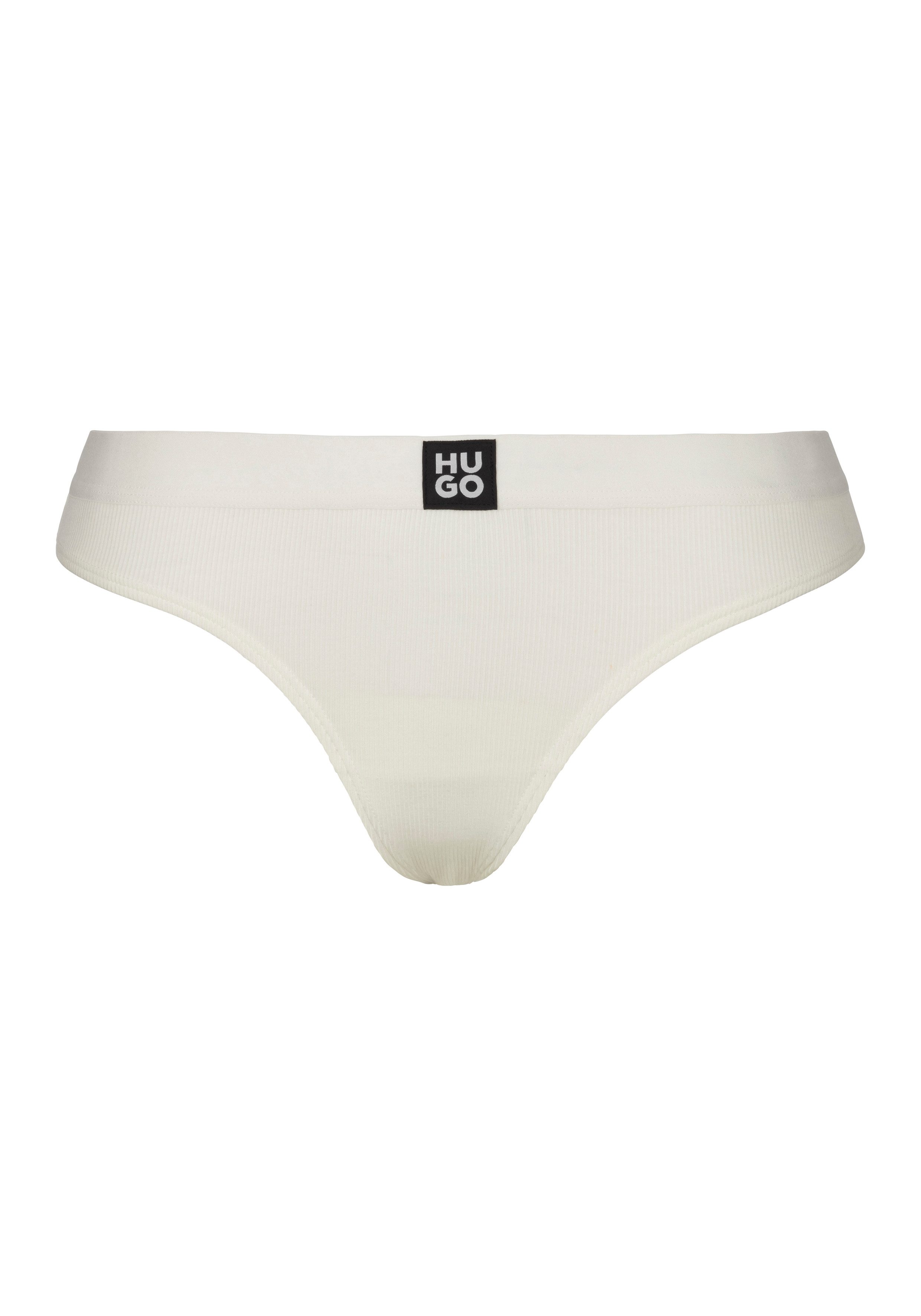 HUGO underwear Slip met hugo borduring dames slips maat M beige