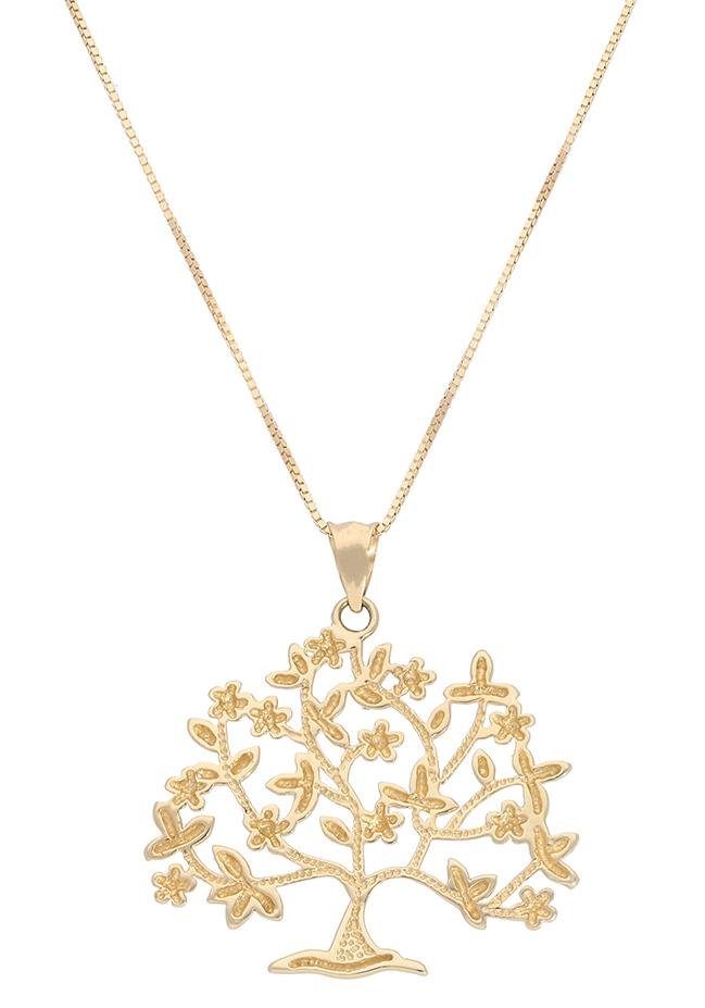 Firetti Ketting met hanger Sieraad cadeau Goud 585 halssieraad ketting goudketting Venetianer