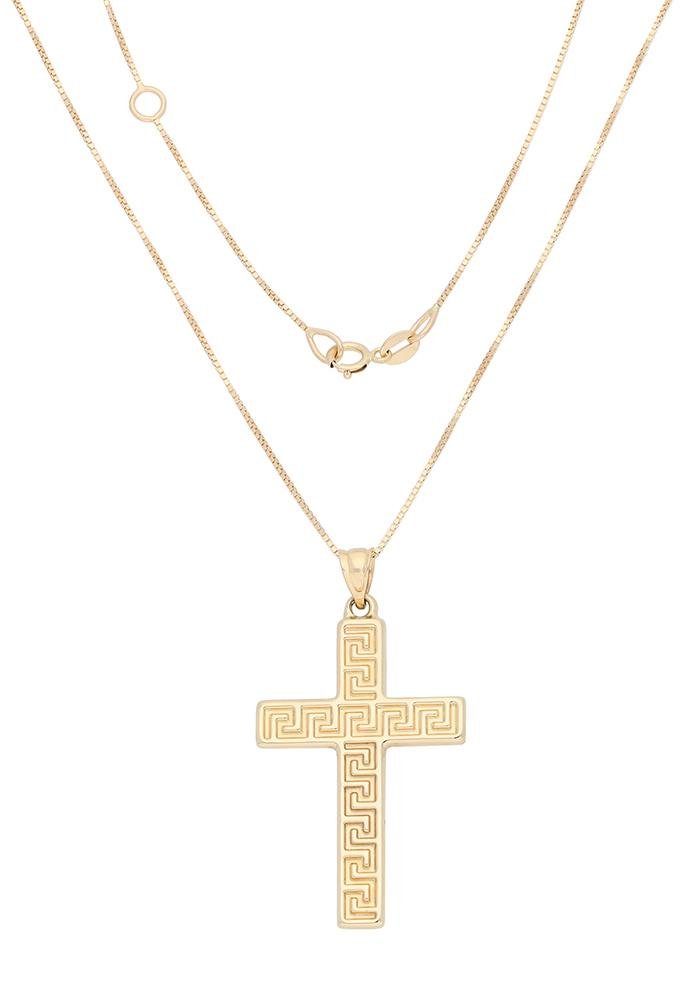 Firetti Ketting met hanger Sieraad cadeau Goud 585 halssieraad ketting goudketting Venetianer