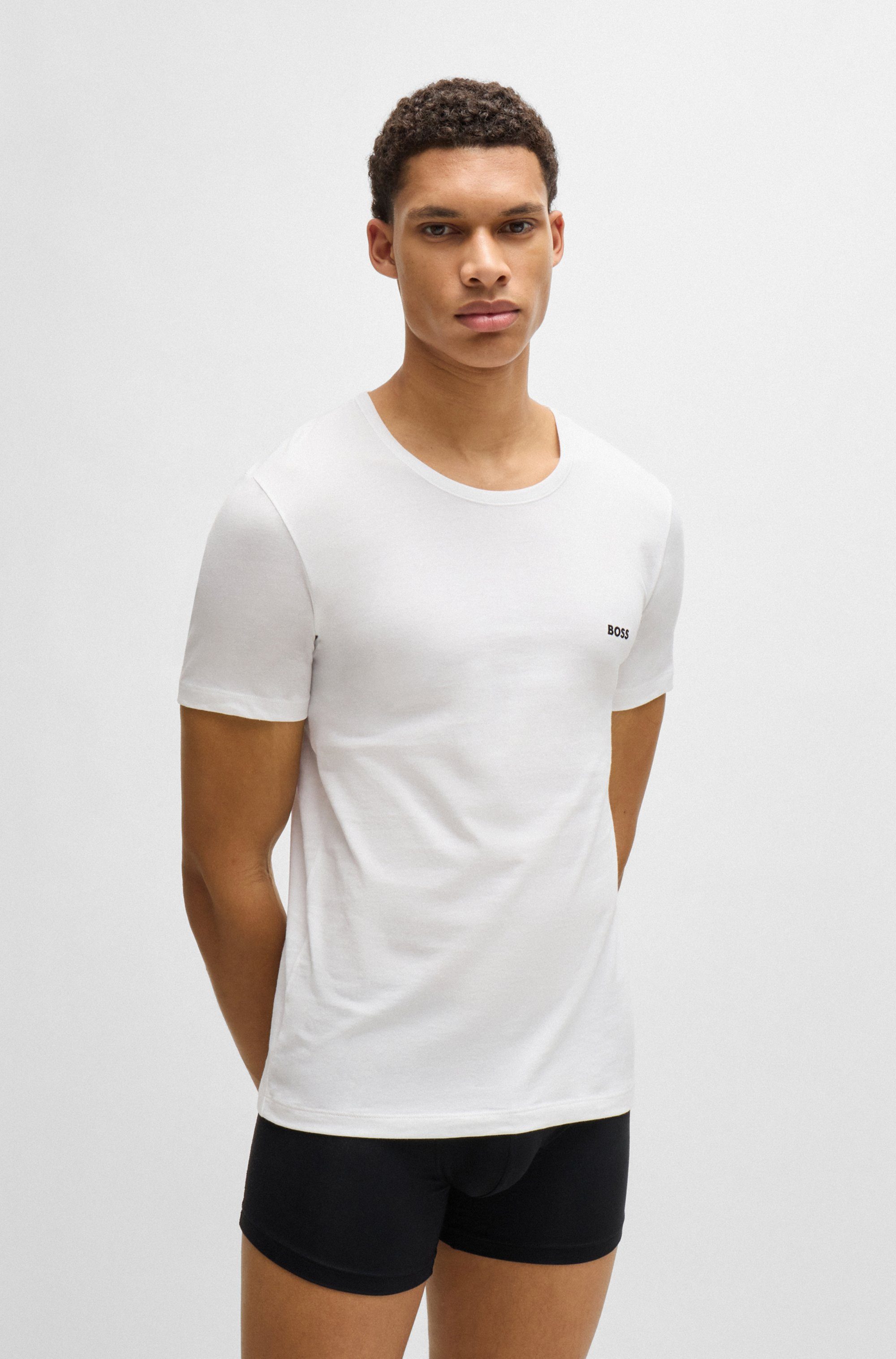 BOSS T-shirt Ronde hals BOSS ONE x David Beckham (3-delig, Set van 3)