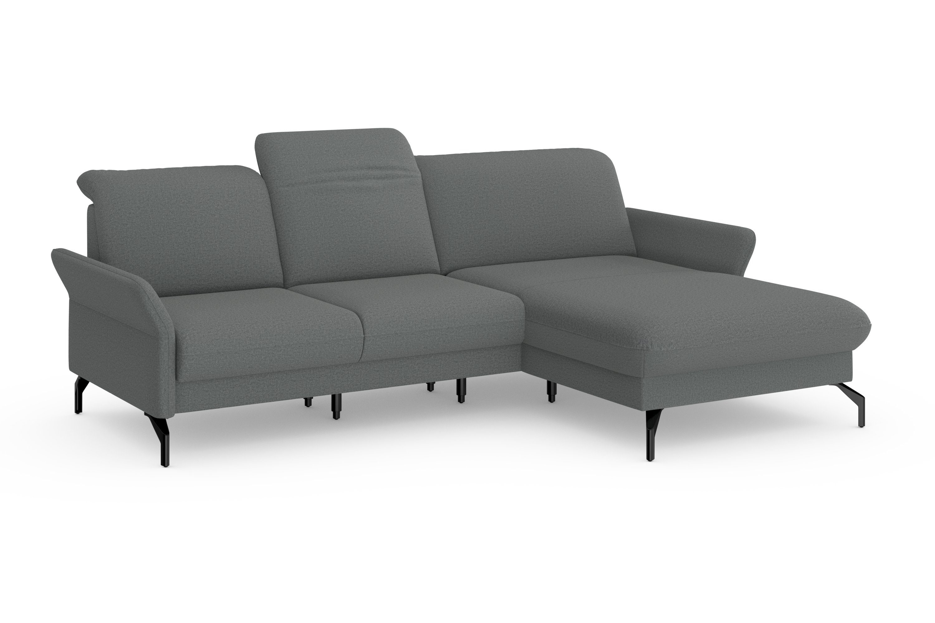 sit&more Hoekbank Fashion L-vorm naar keuze met verstelbare hoofdsteun en uittrekzitting, motorisch