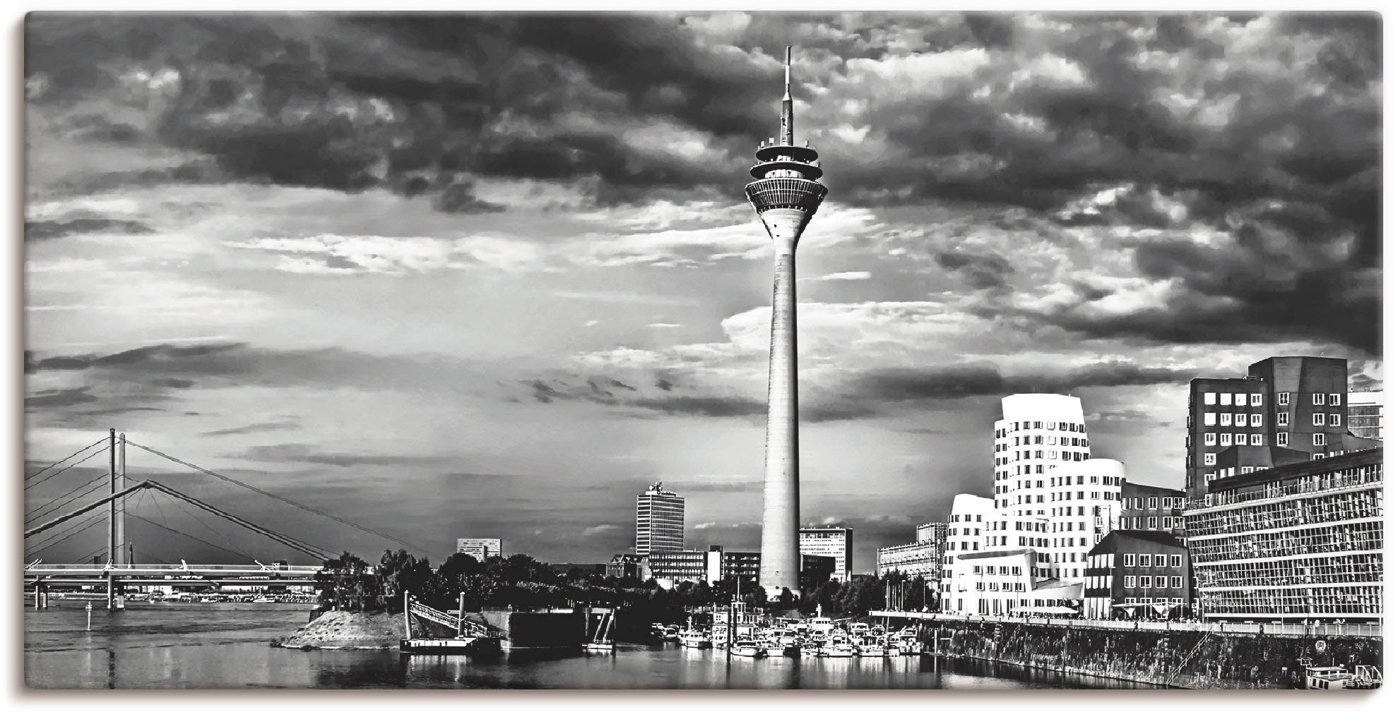 Artland artprint Düsseldorf Collage Skyline 10