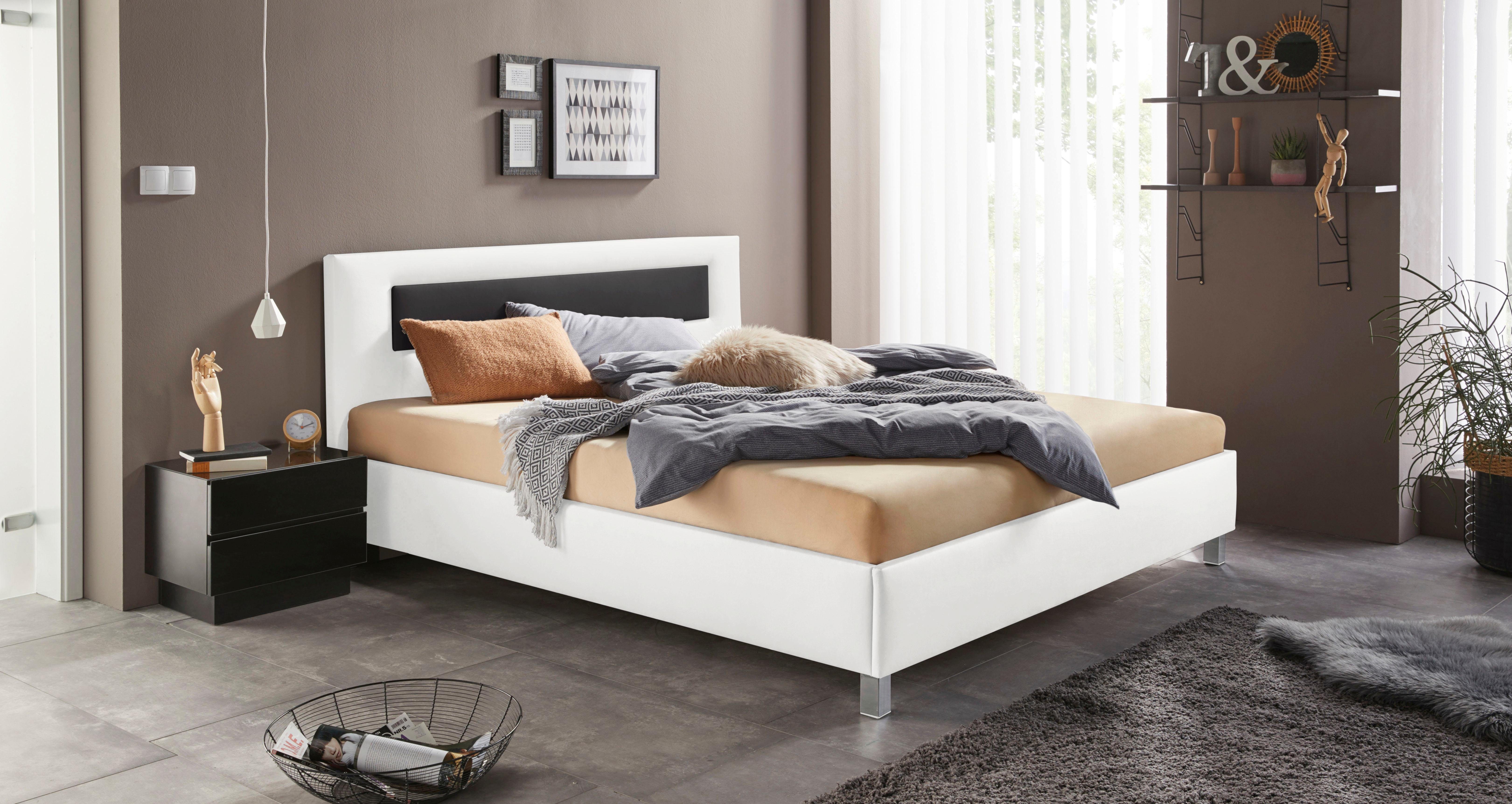 Westfalia Polsterbetten Gestoffeerd bed bedden wit
