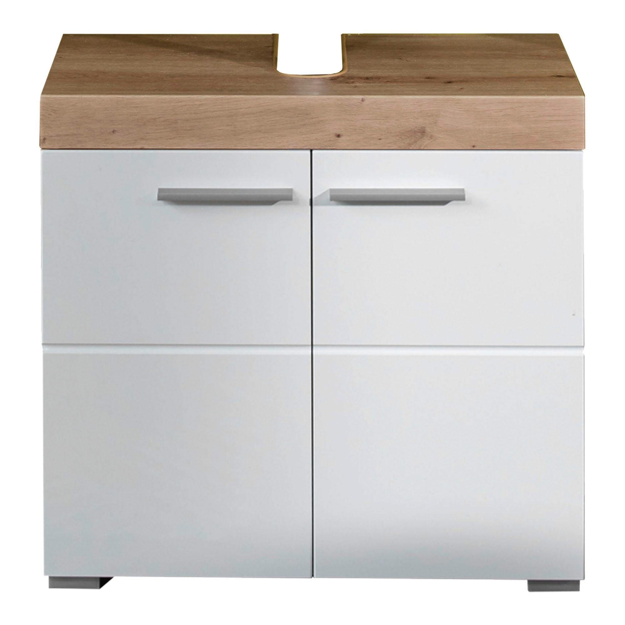 INOSIGN Wastafelonderkast Avena Wastafel met 2 deuren - uitsparing 26/8 cm - (B/D/H) 60/34/56 cm