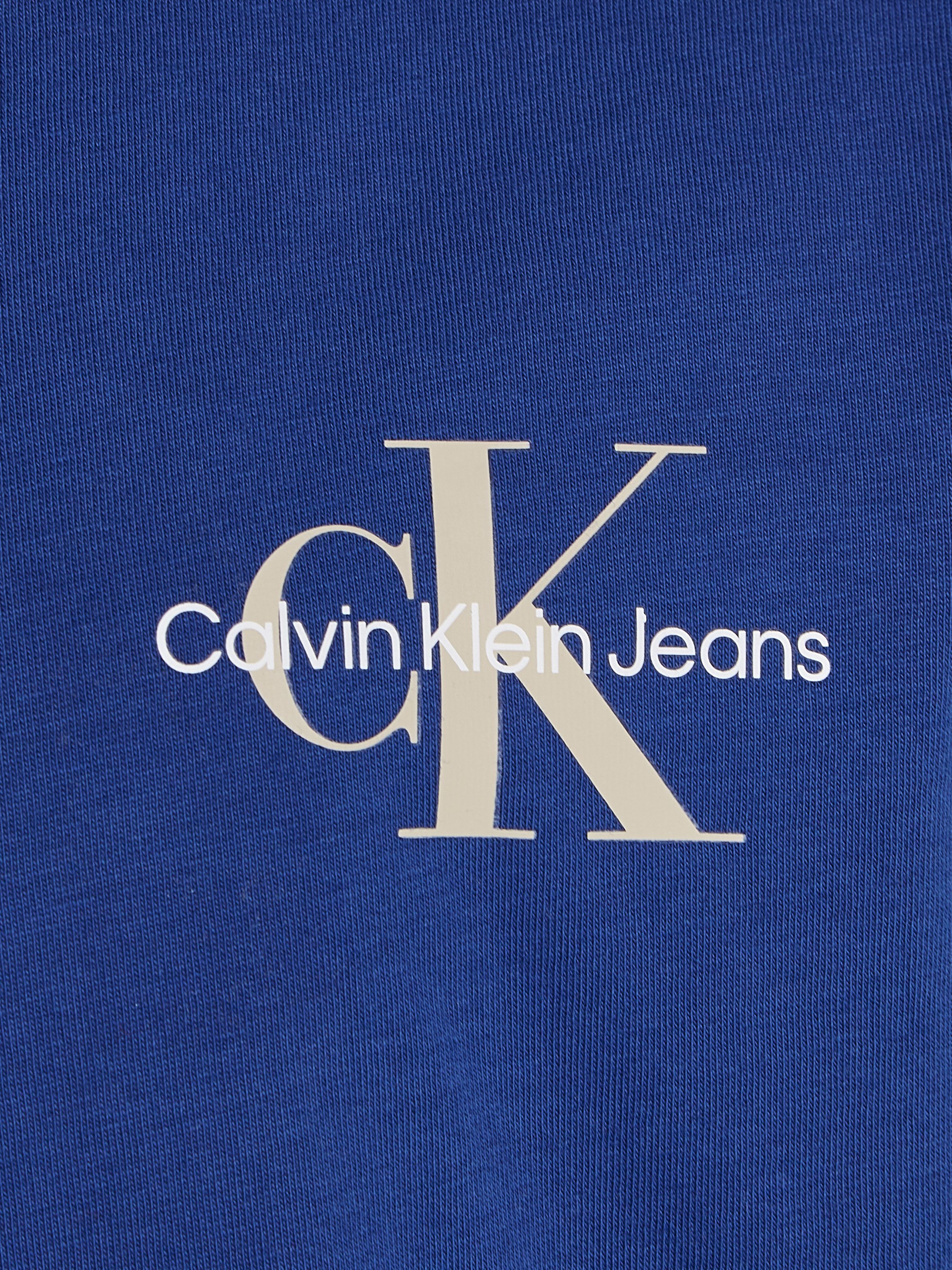 Calvin Klein T-shirt Chest Monologo Ss T-Shirt voor kinderen tot 16 jaar en met logoprint