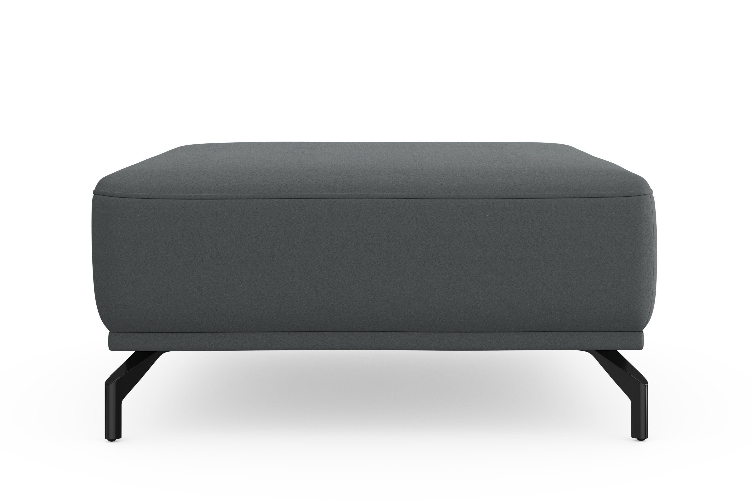 sit&more Hocker Bailando met binnenvering en zwarte, matte metalen poten