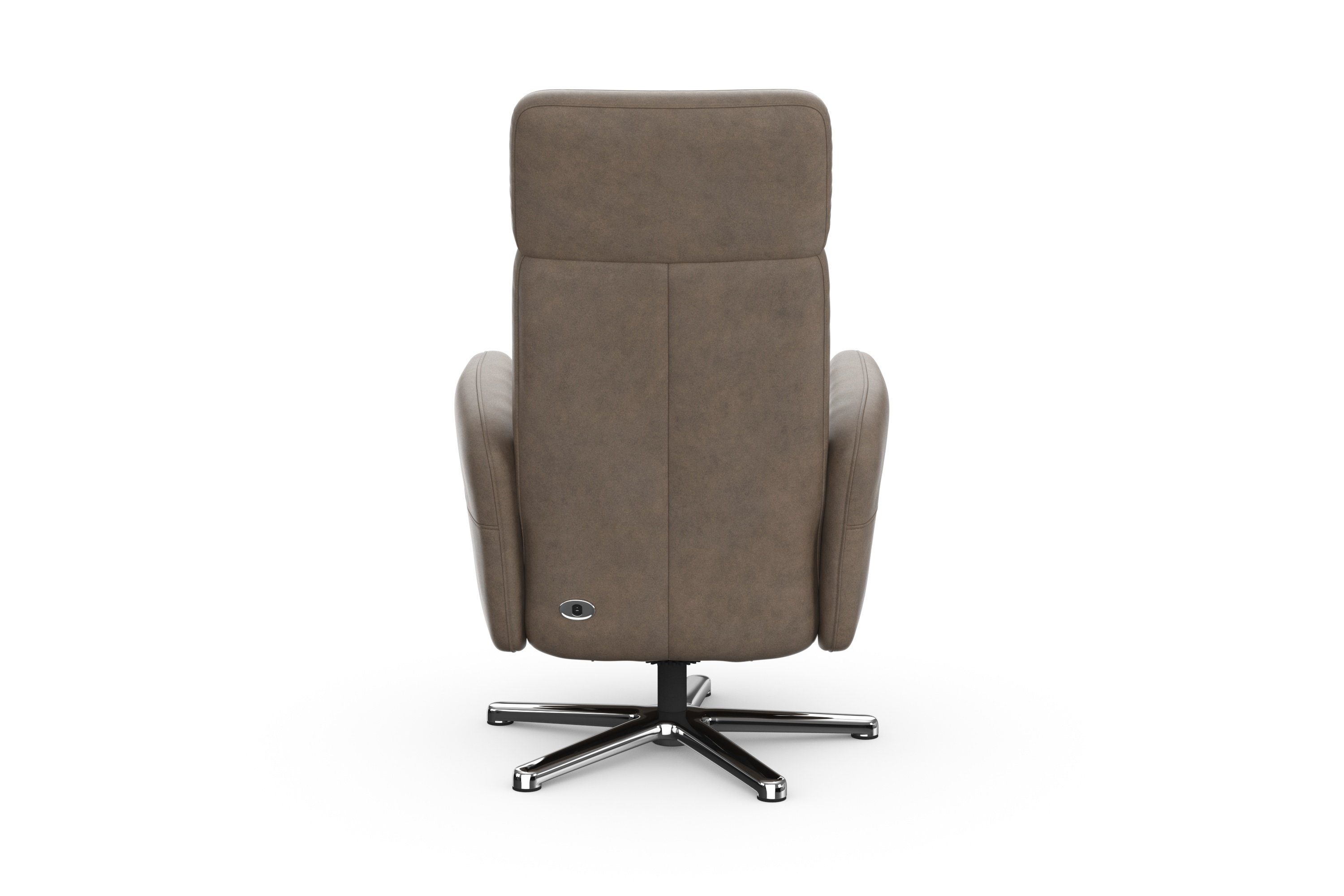 sit&more Relaxfauteuil Grenoble, incl. hoofdsteunverstelling en bekabelde afstandsbediening