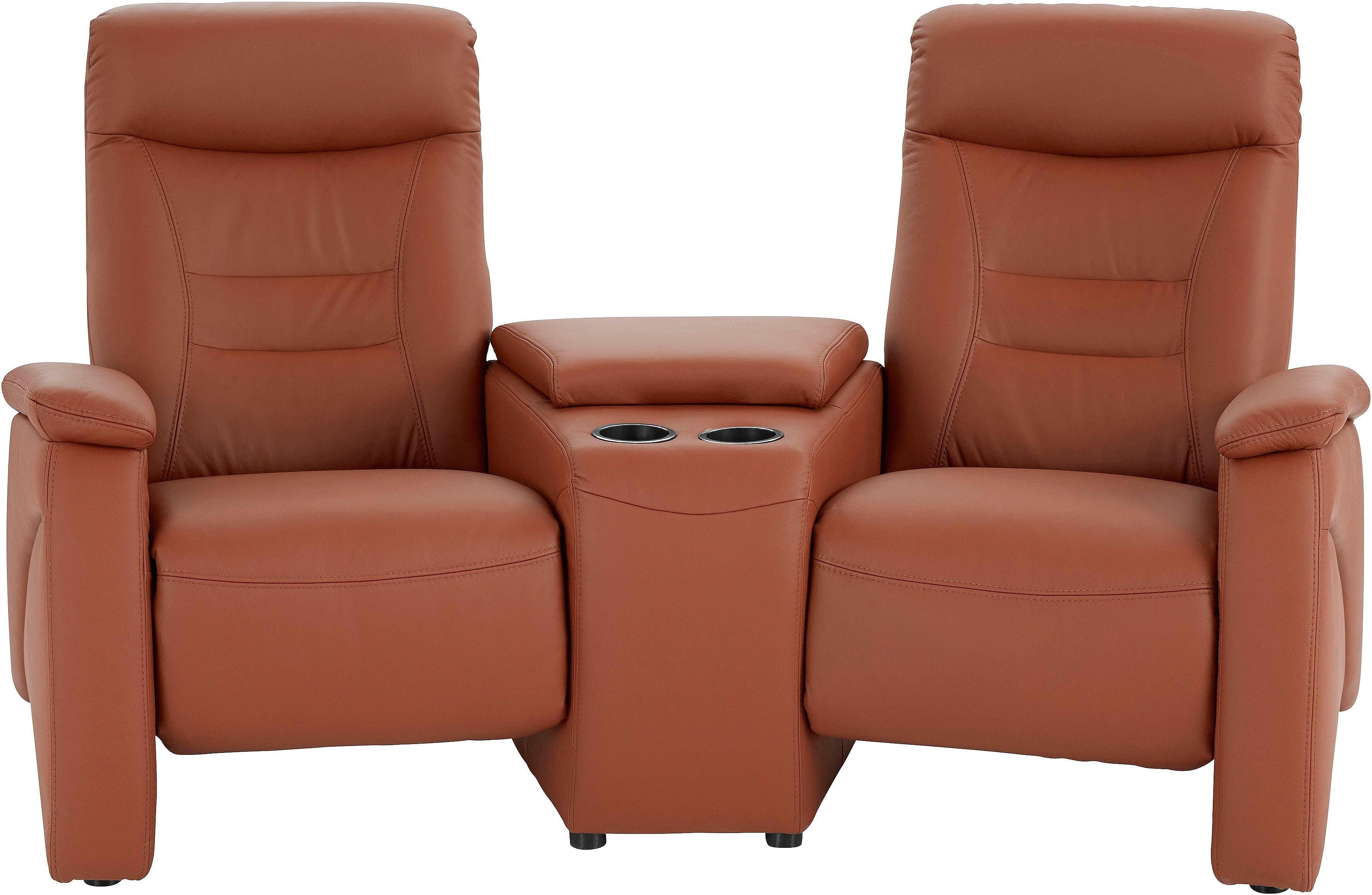 exxpo - sofa fashion 2,5-zitsbank Ascoli, bioscoopsofa met hoog zitcomfort, comfortabele armleuningen incl. relaxfunctie, met opbergruimte en opbergruimte, hoge rugleuning