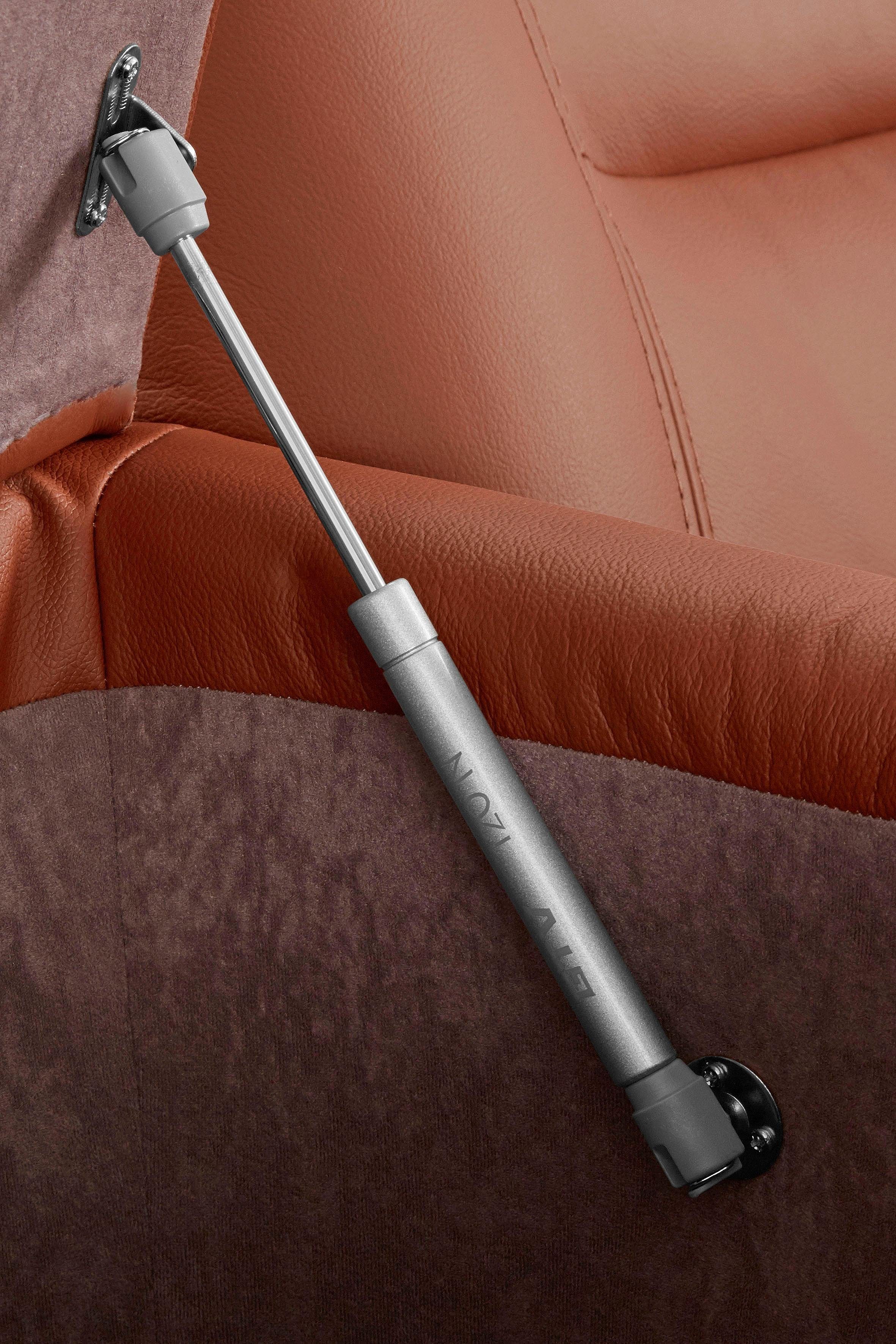 exxpo - sofa fashion 2,5-zitsbank Ascoli, bioscoopsofa met hoog zitcomfort, comfortabele armleuningen incl. relaxfunctie, met opbergruimte en opbergruimte, hoge rugleuning