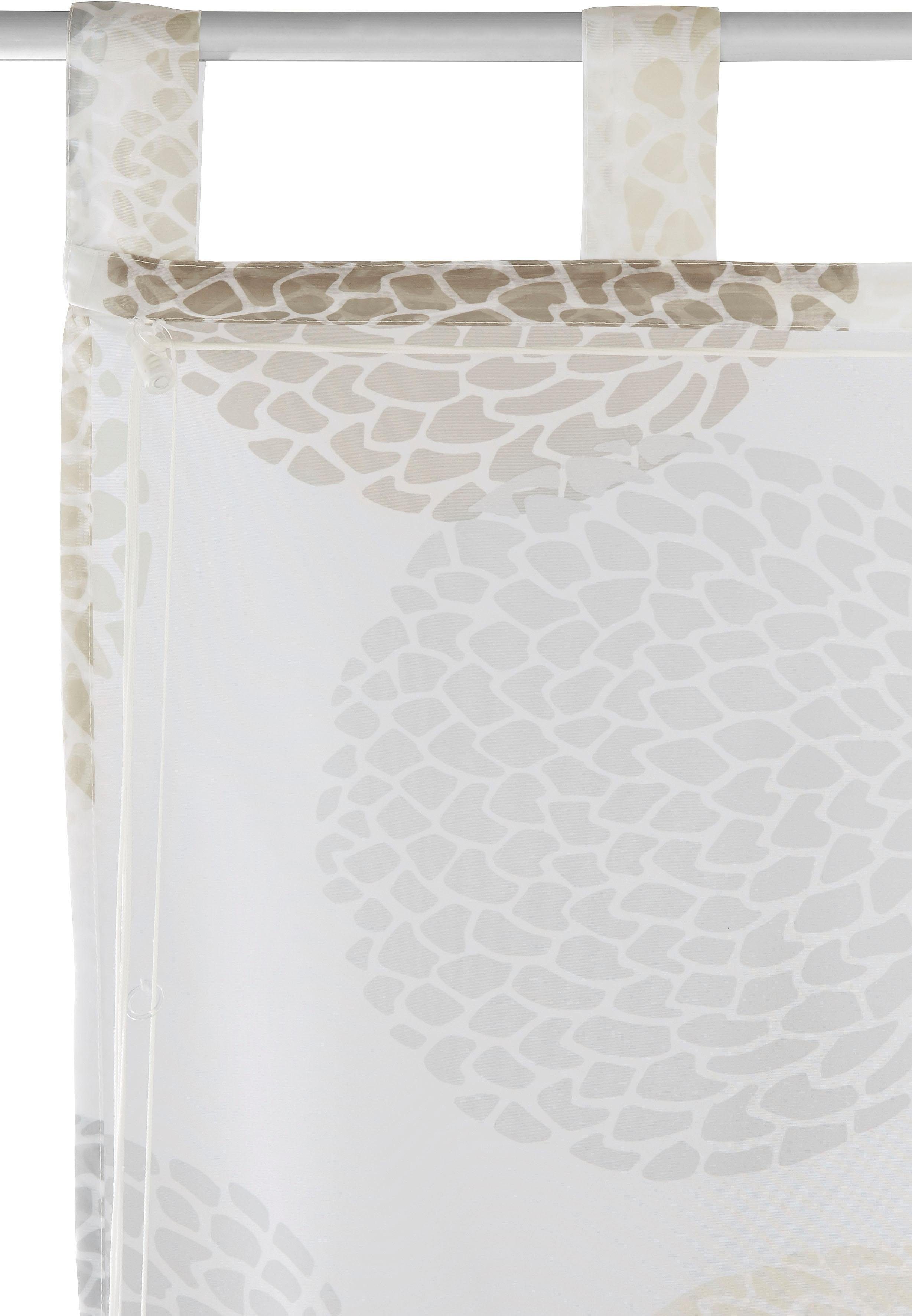 my home Romeins rolgordijn Belem Transparant, voile, polyester (1 stuk)