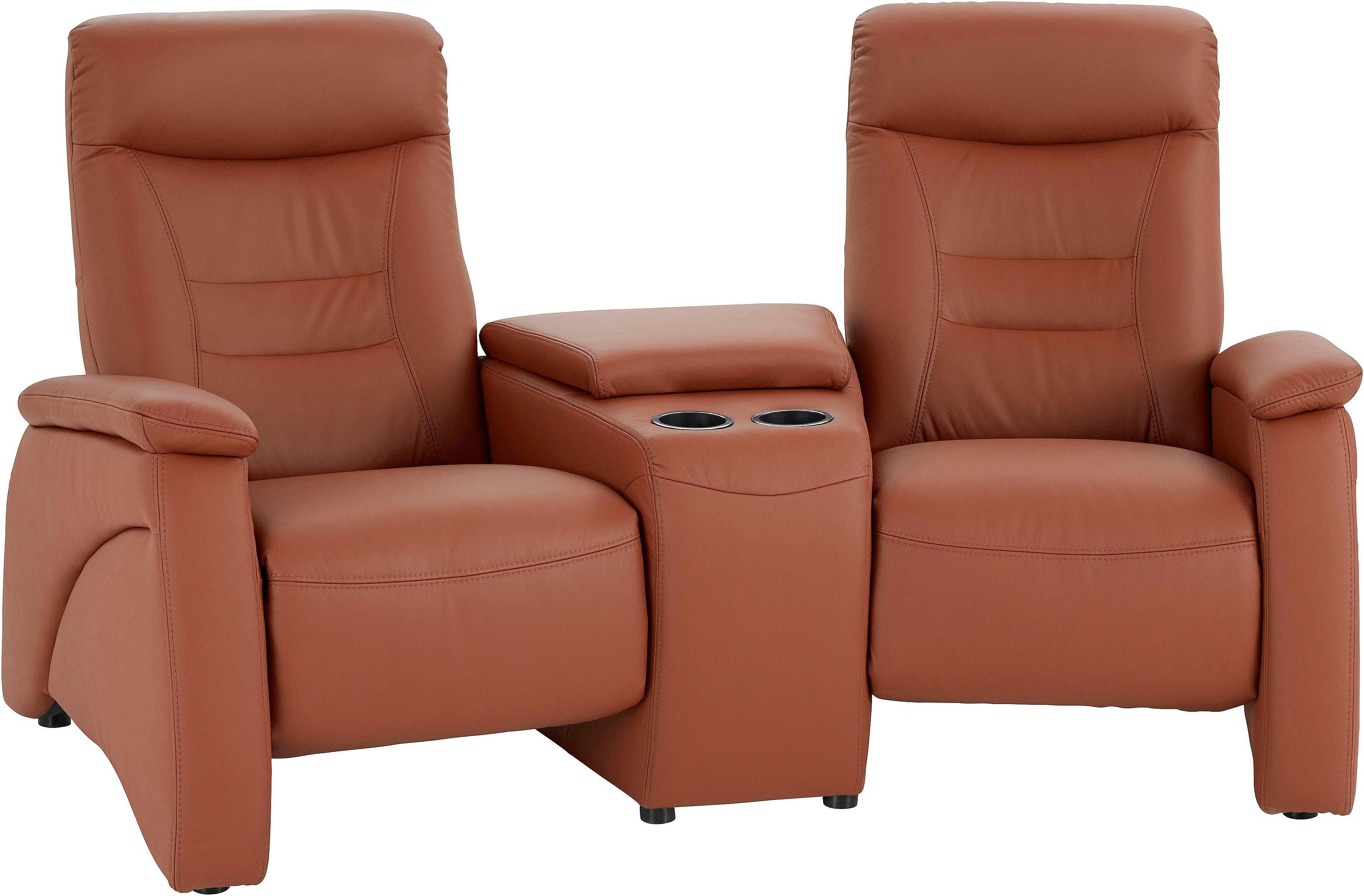 exxpo - sofa fashion 2,5-zitsbank Ascoli, bioscoopsofa met hoog zitcomfort, comfortabele armleuningen incl. relaxfunctie, met opbergruimte en opbergruimte, hoge rugleuning