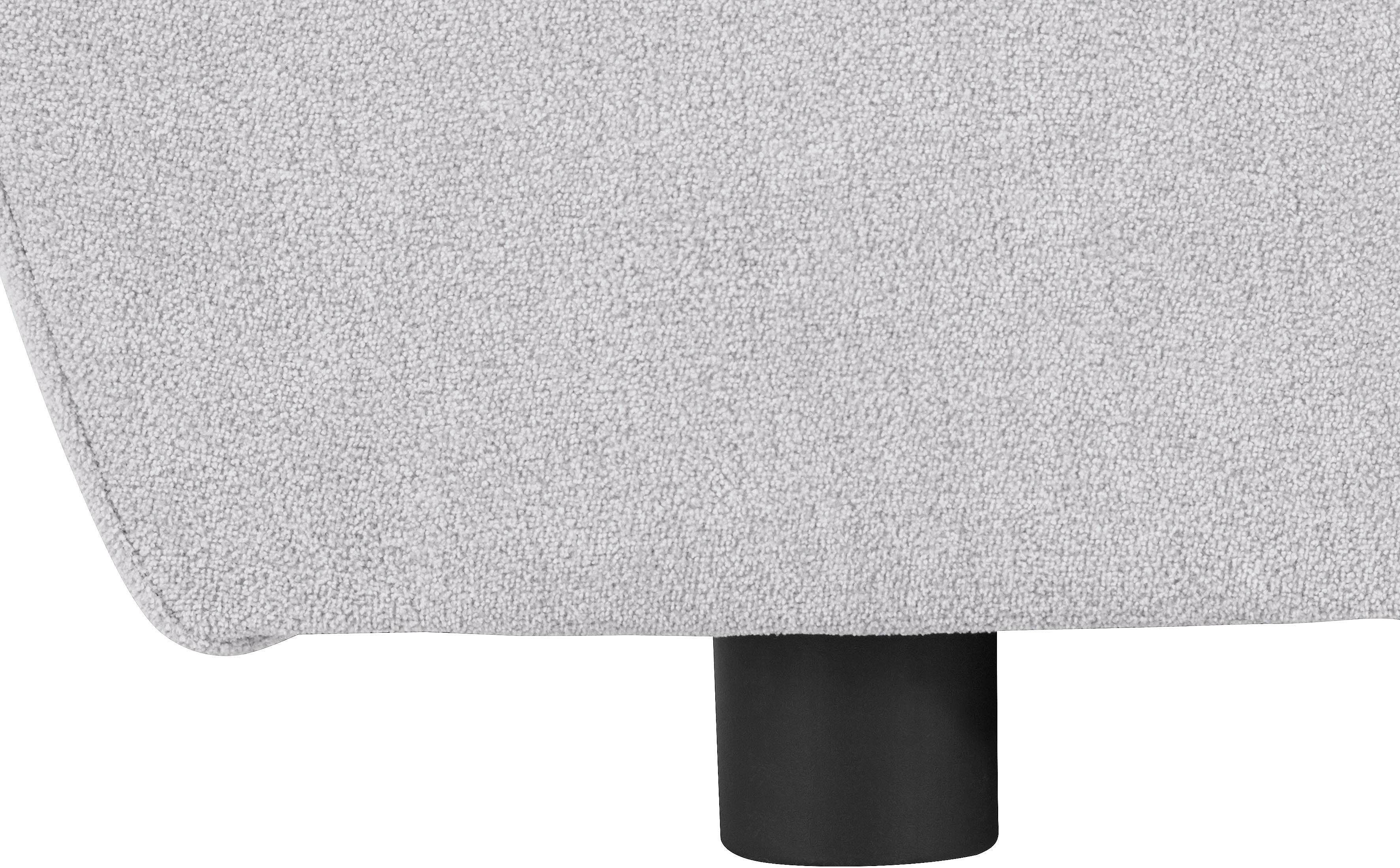 exxpo - sofa fashion Hoekbank Kyoto, incl. hoofd- en armleuningverstelling, hoog zitcomfort keuze met bedfunctie en bedlade, hoogwaardige bekleding, l-vorm