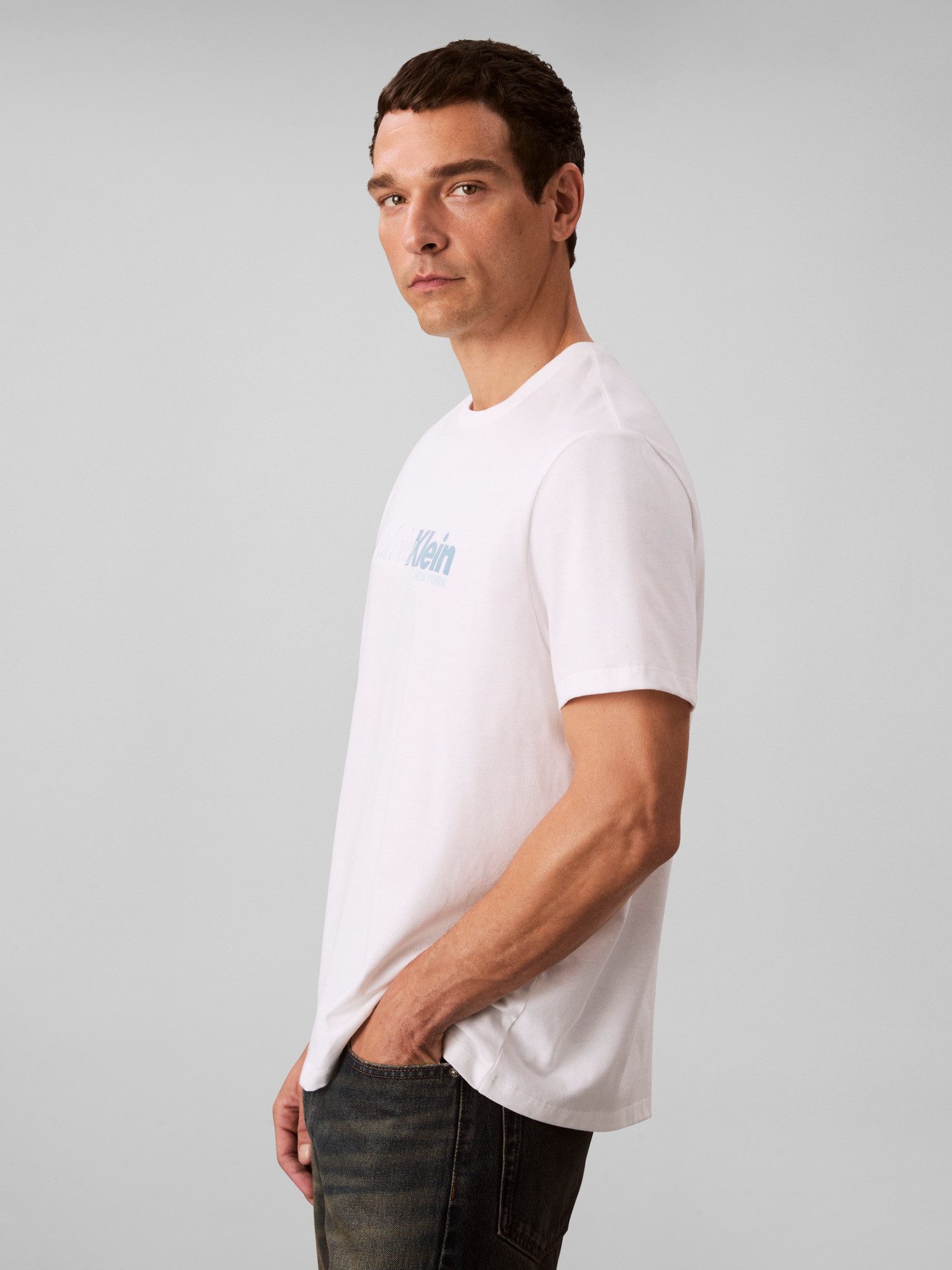 Calvin Klein T-shirt SS 20S EU CALVIN CURSIVE GRAPHIC