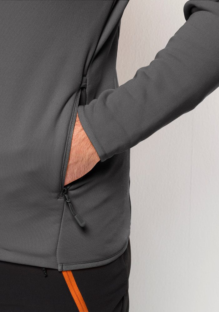 Jack Wolfskin Fleecejack BAISELBERG HOODED FZ M