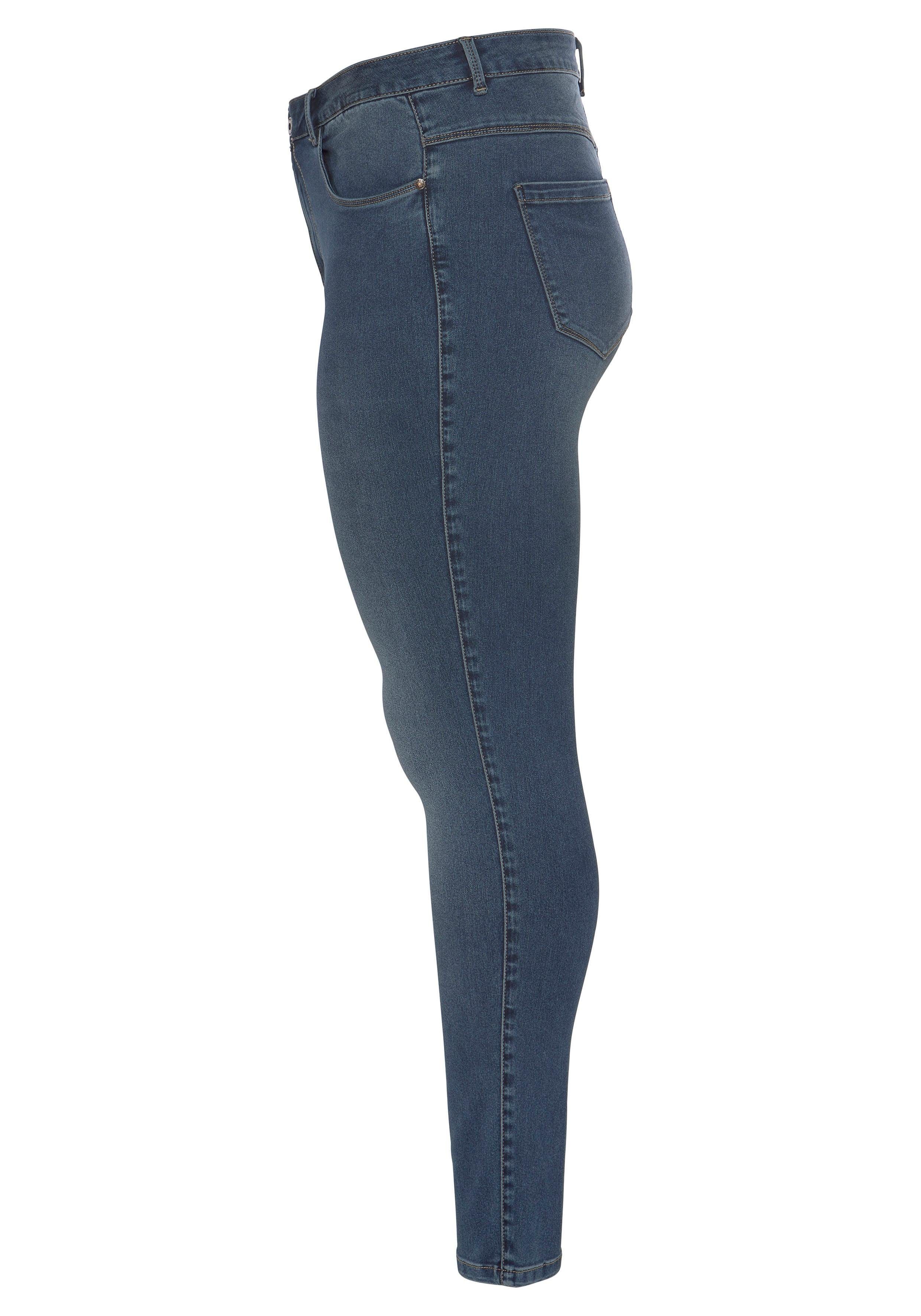 ONLY CARMAKOMA High-waist jeans CARAUGUSTA HW SK DNM