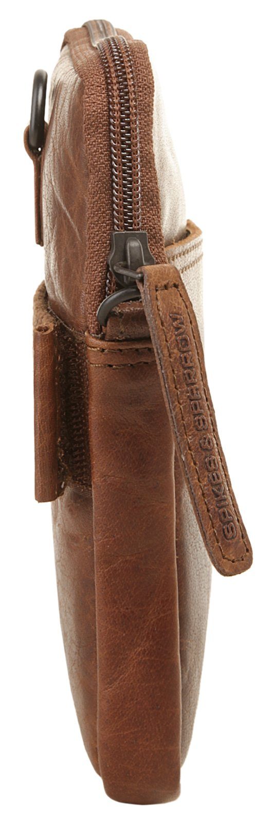 Spikes & Sparrow Schoudertas echt leder