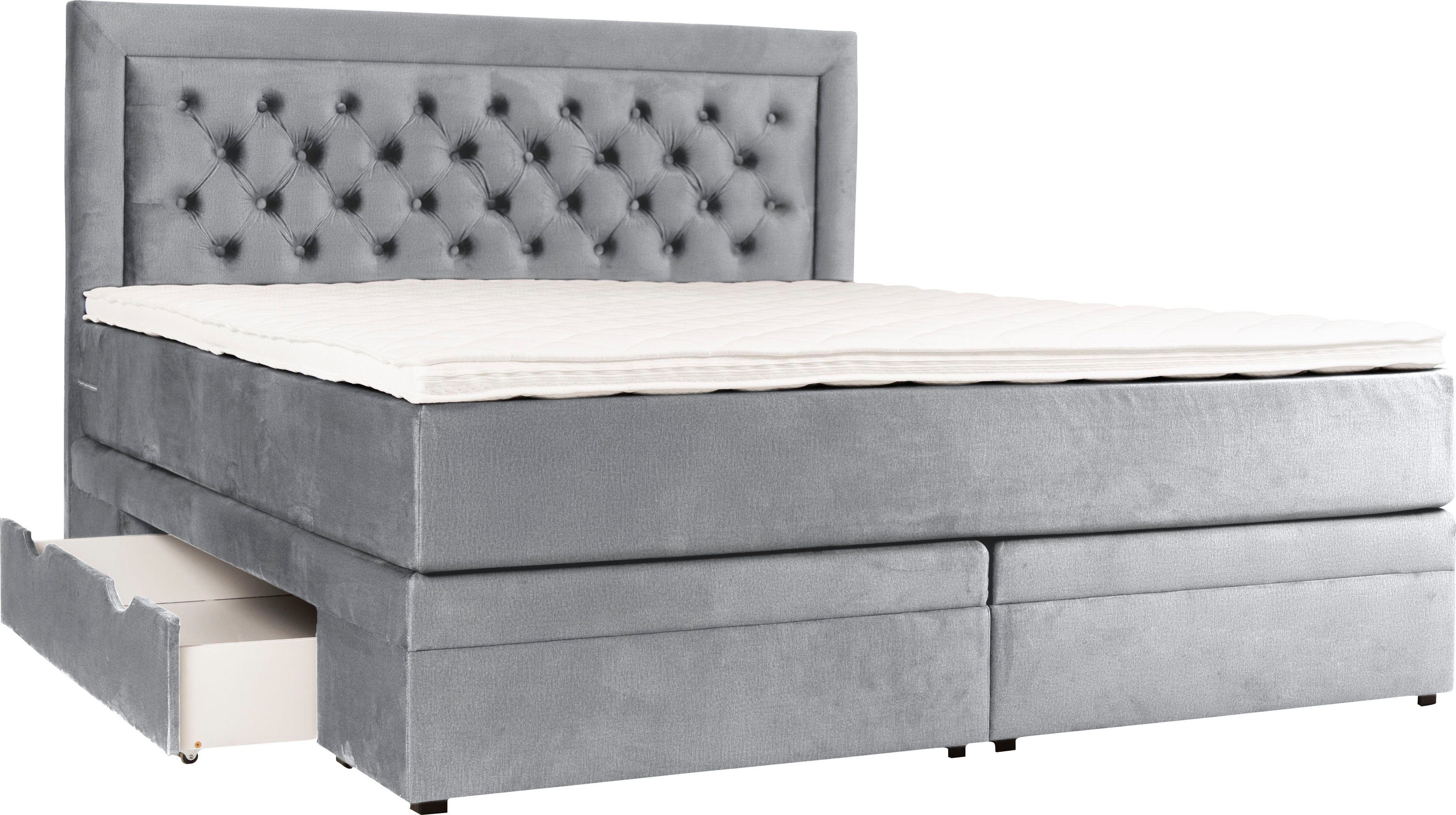 Leonique Boxspring Julien met pocketveringsmatras