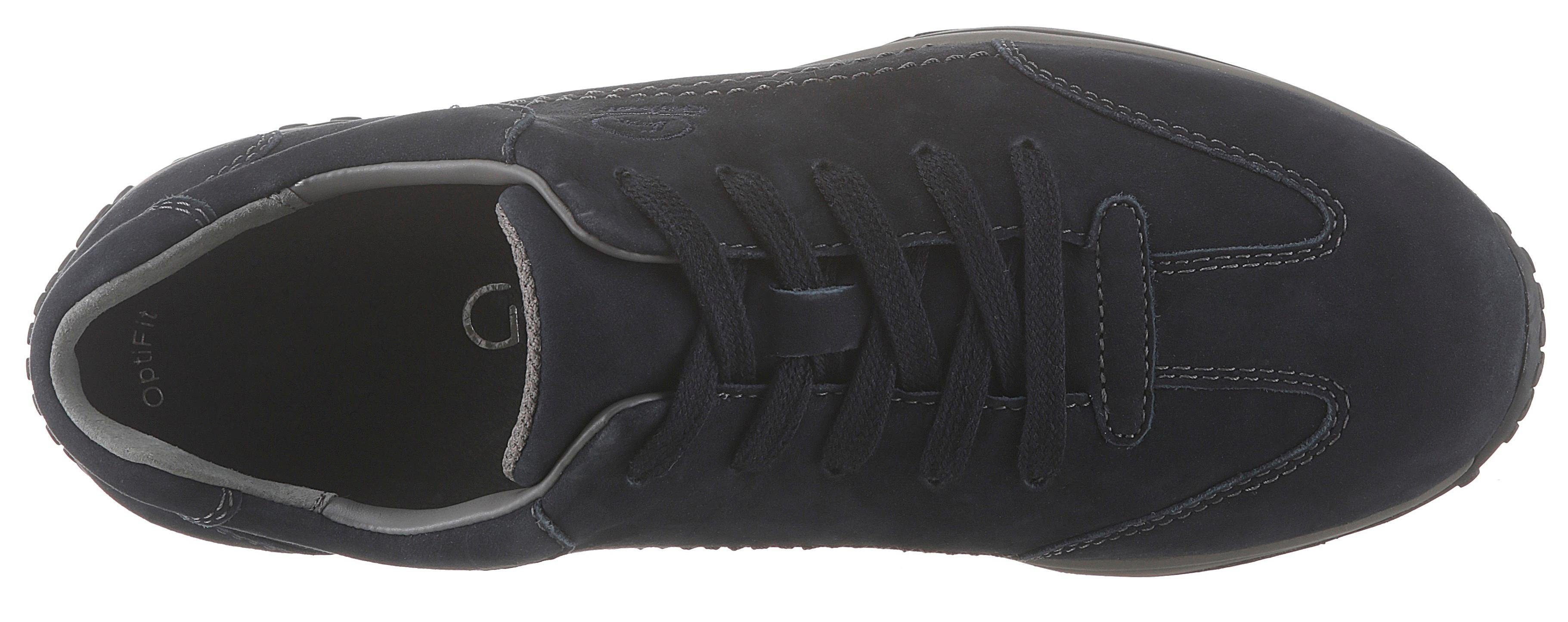 Gabor Veterschoenen Florence met contrasterende siersteken, vrijetijdsschoen, lage schoen, veterschoen