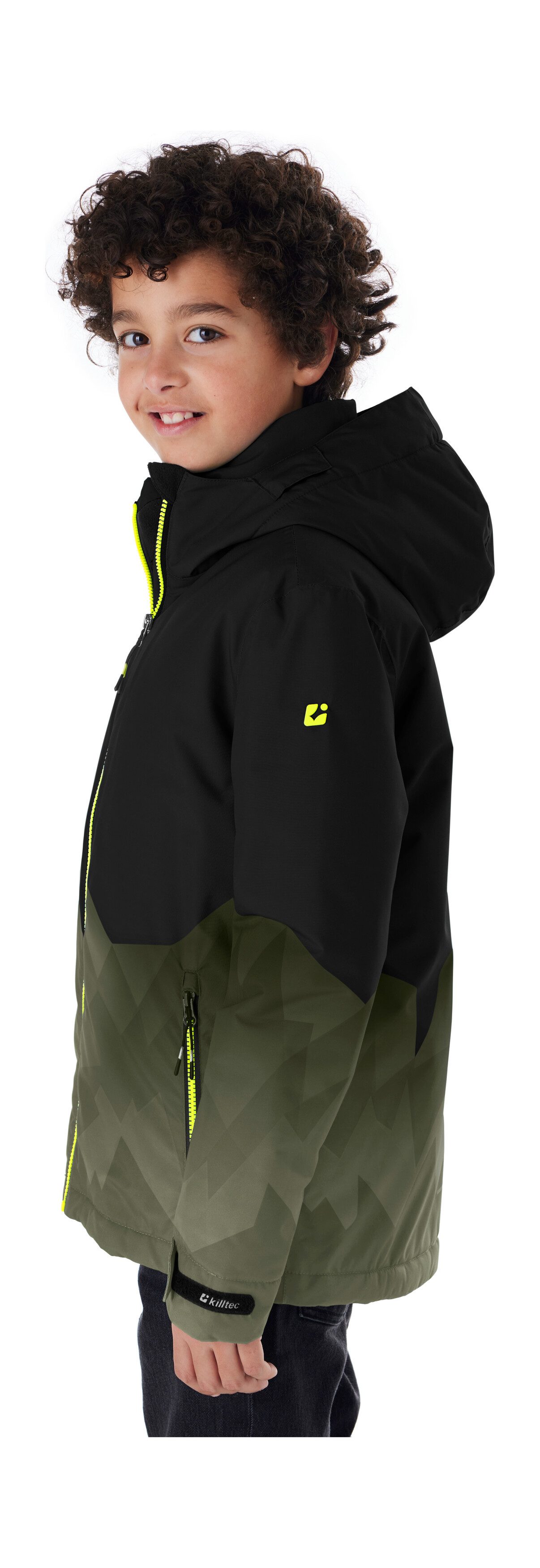 Killtec Ski-jack KSW 383 BYS SKI JCKT Water- en winddichte ski jas met verstelbare capuchon