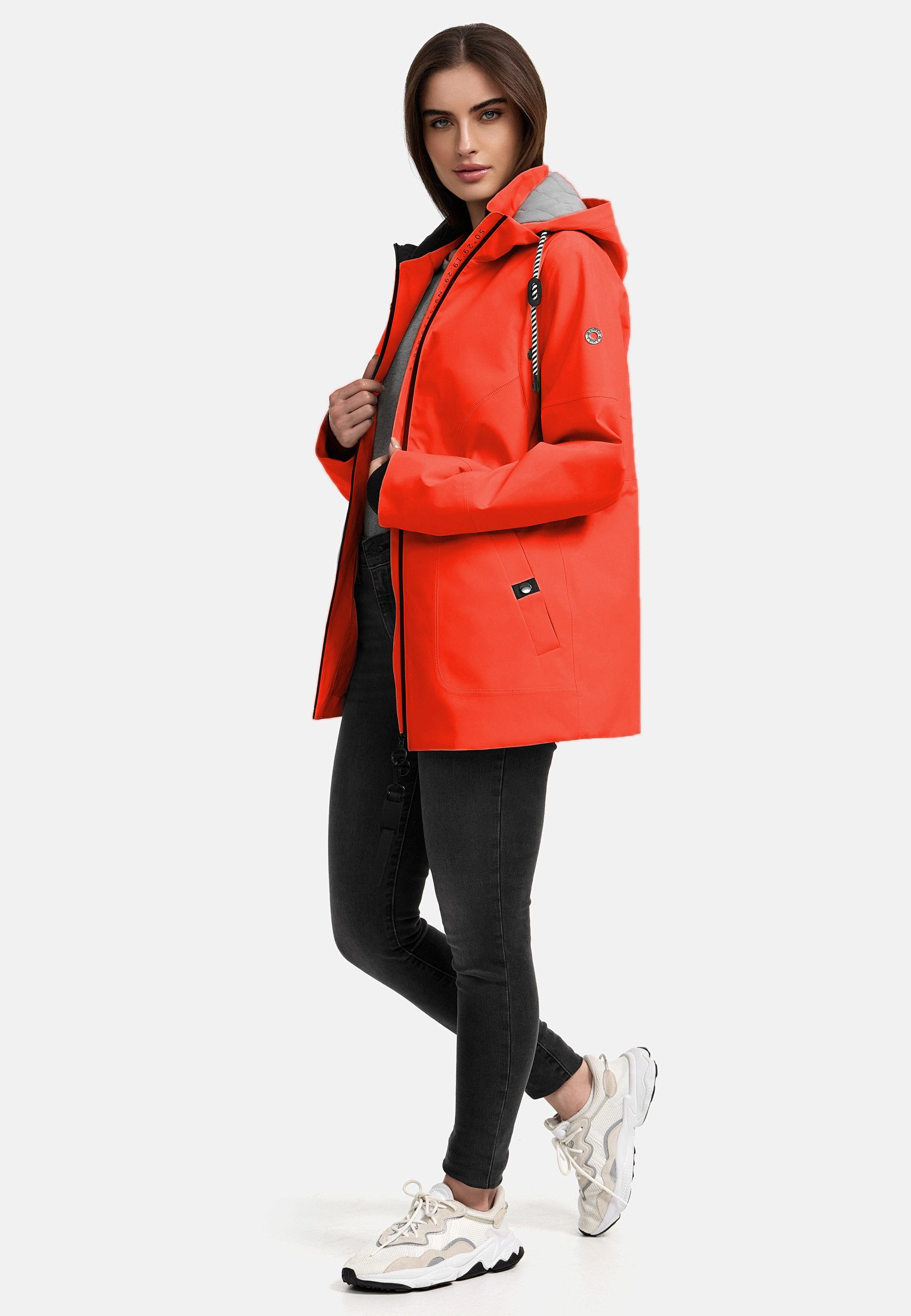 MANISA Regenjack met afneembare capuchon